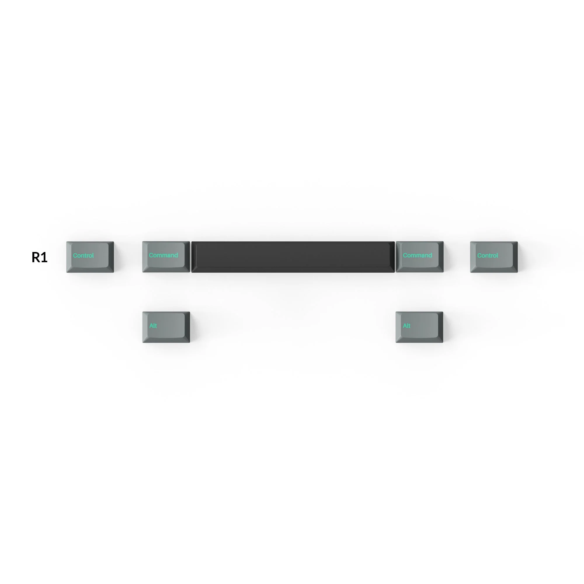 Cherry Profile Double-Shot PBT Full Set Keycaps - Hacker Mint - Image 5
