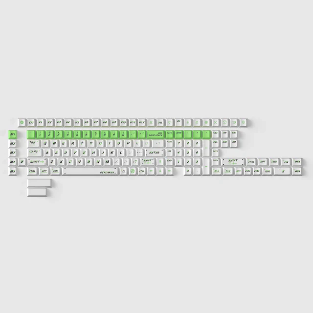 Green Pulsation - Cherry Profile Dye-Sub PBT Full Keycap Set - Image 3