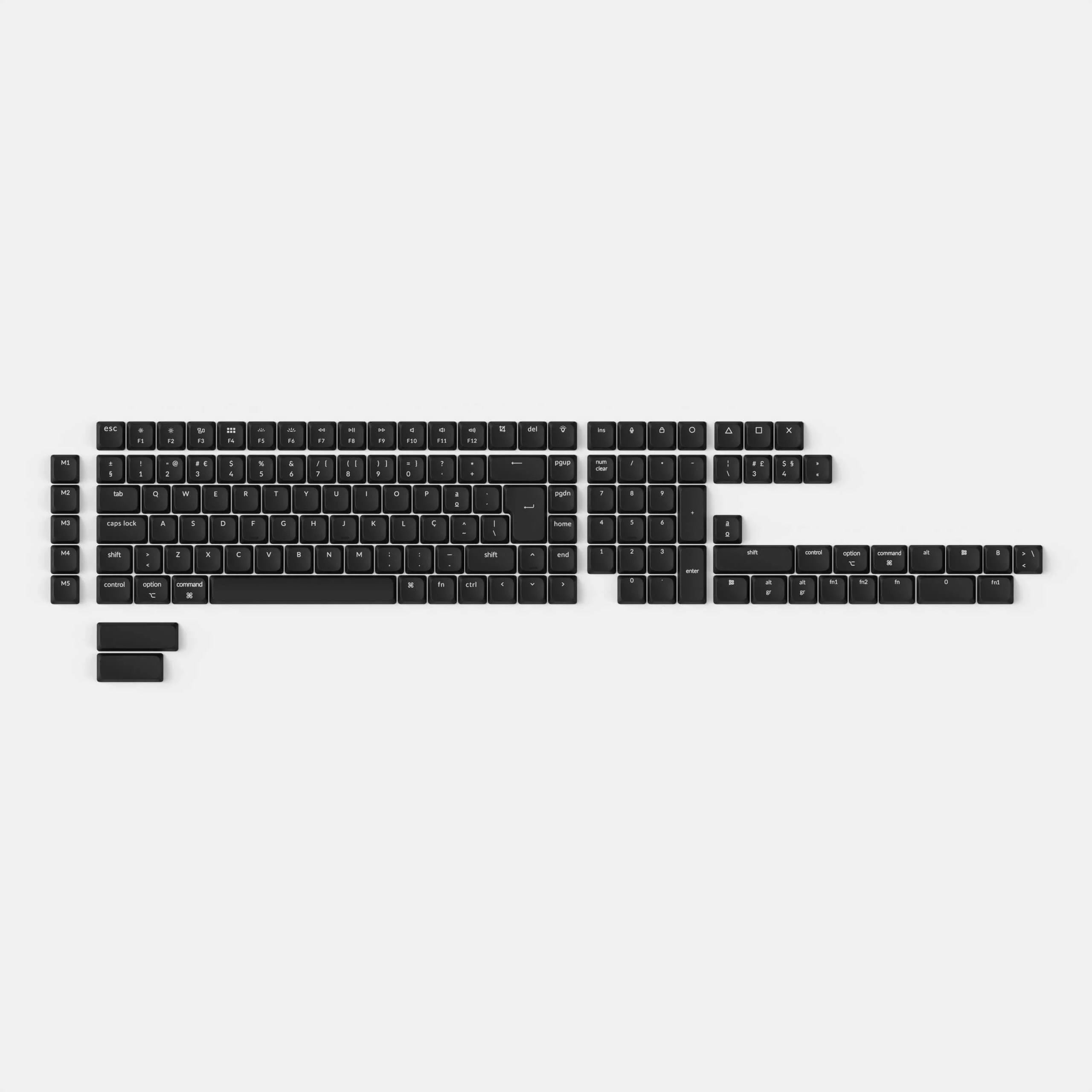 ISO Low Profile Shine-Through ABS LSA Full Set Keycap Set - Image 6