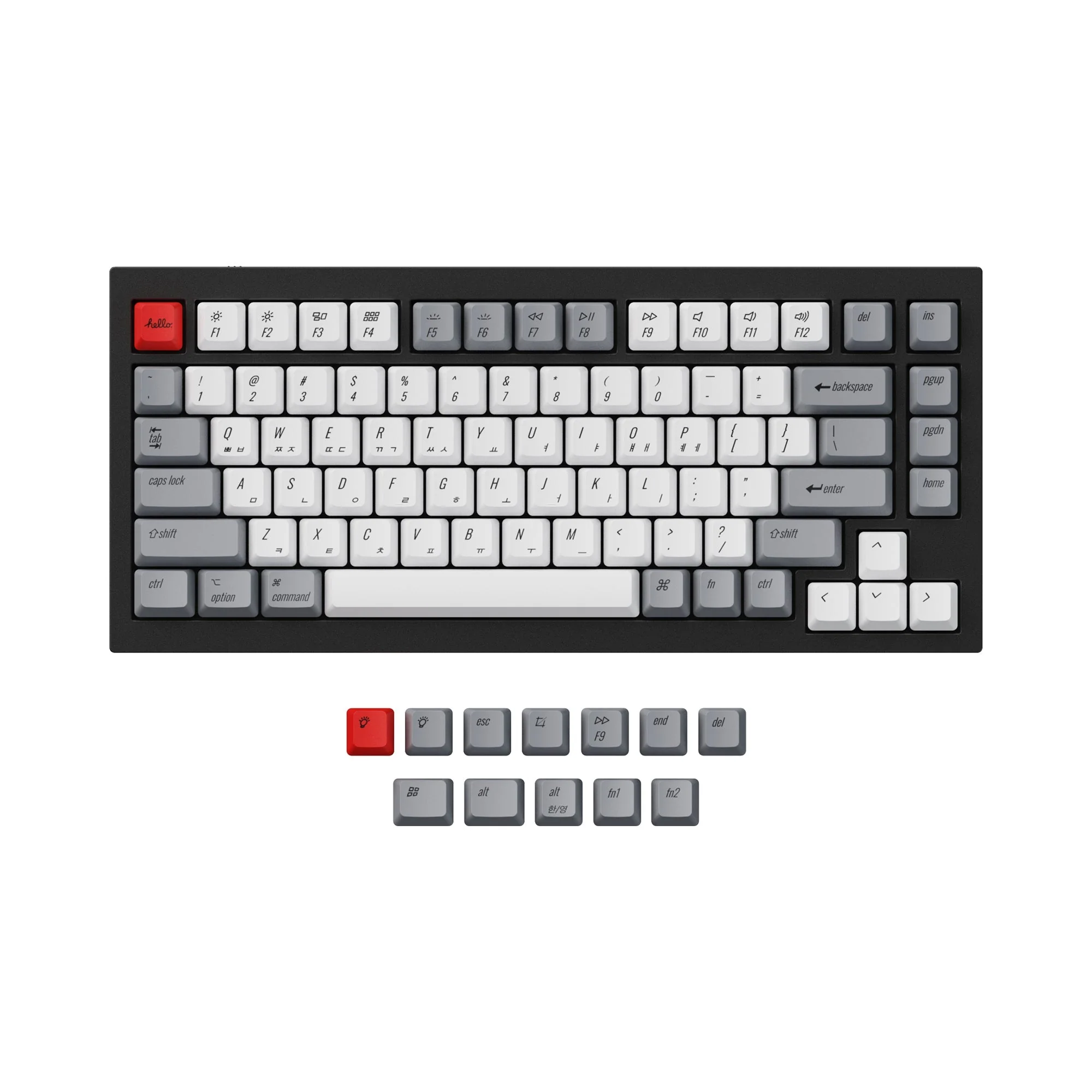 ISO & ANSI Q1 & Q2 & K2 OEM Dye-Sub PBT Keycap Set - Retro - Image 7