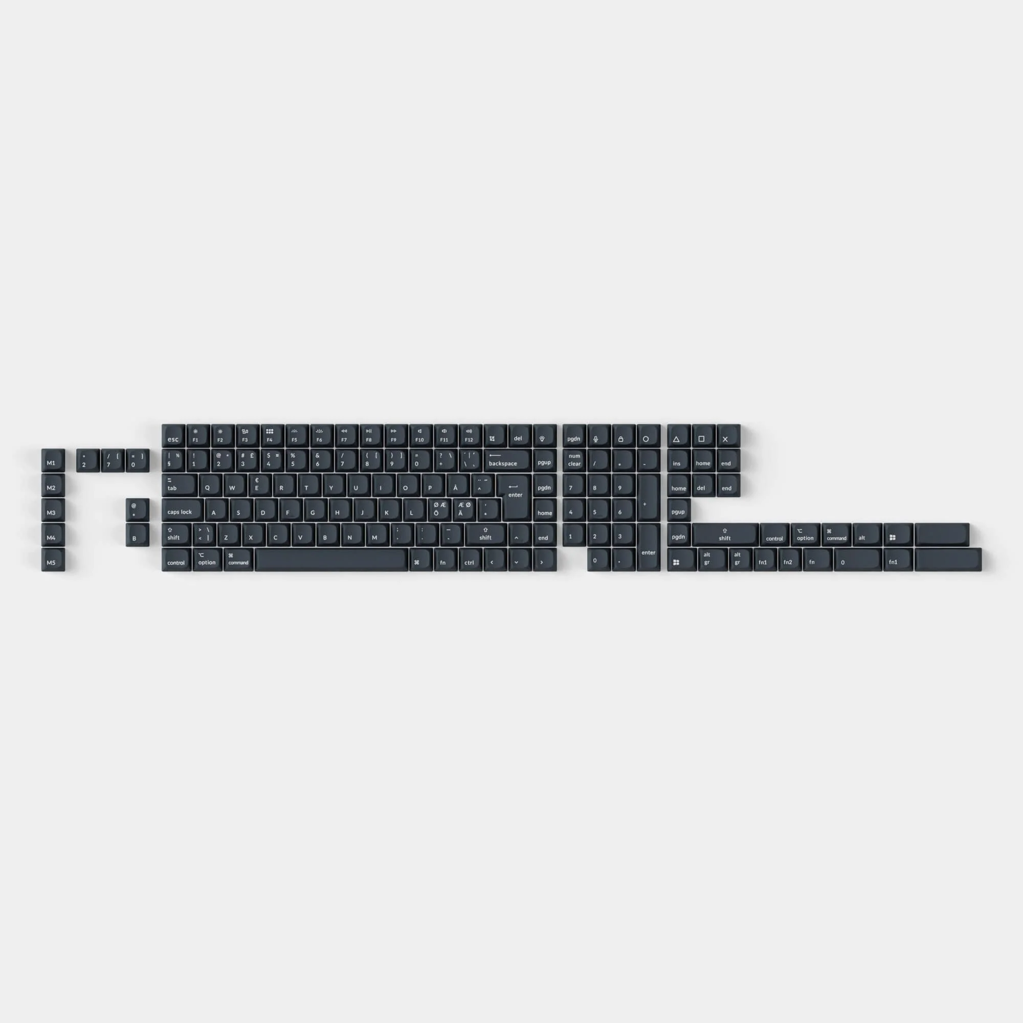 ISO Shine-Through ABS OSA Full Set Keycap Set - Image 2
