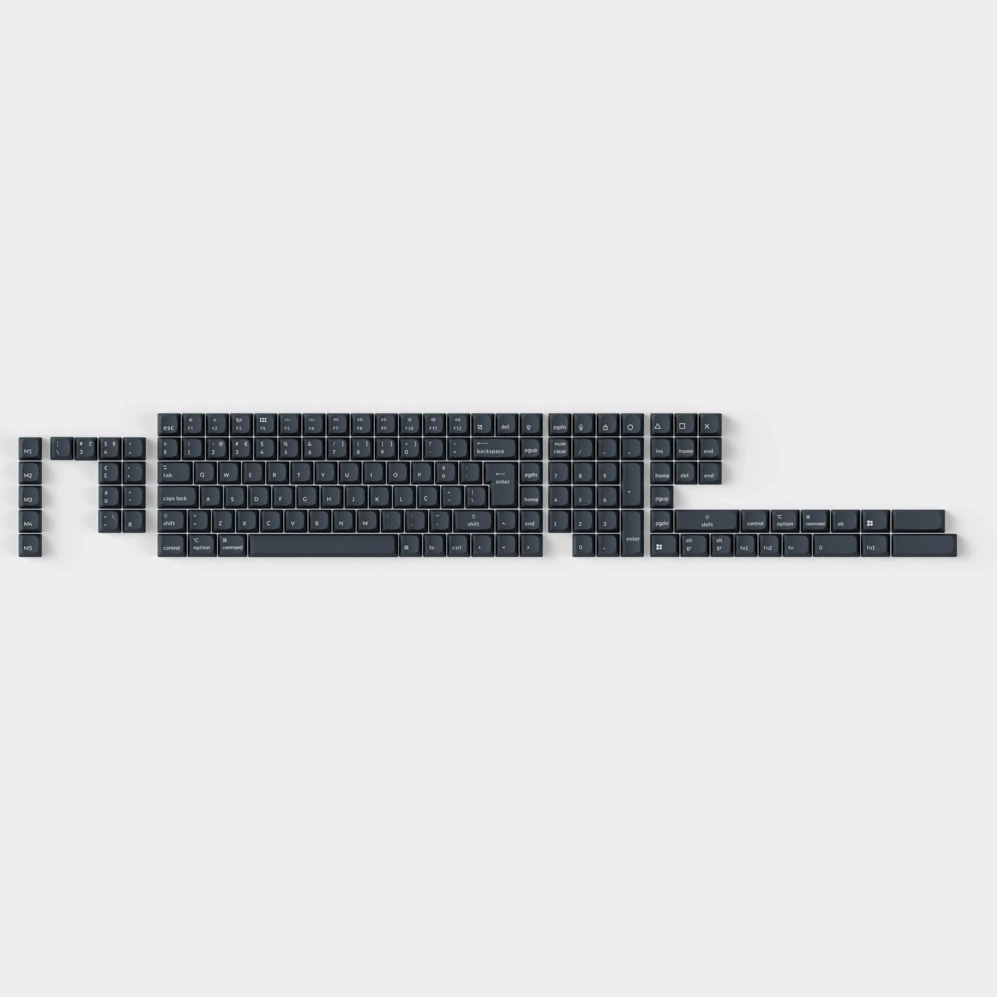 ISO Shine-Through ABS OSA Full Set Keycap Set - Image 4