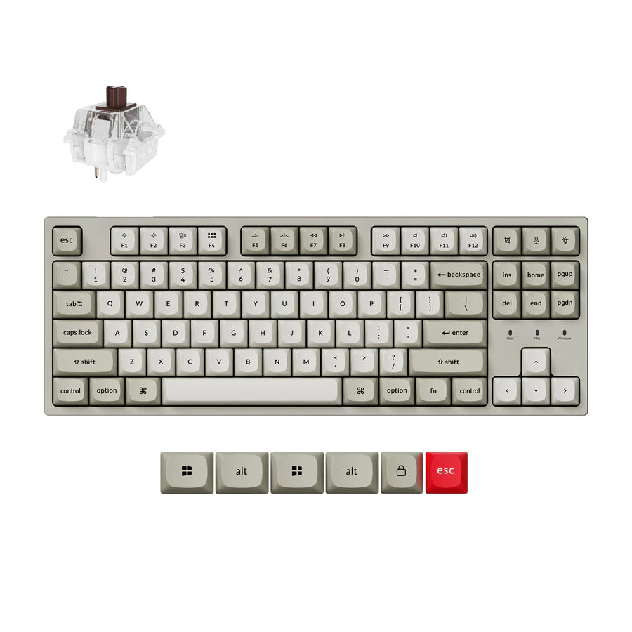 Keychron C1 Pro 8K QMK Wired Custom Mechanical Keyboard - Image 2
