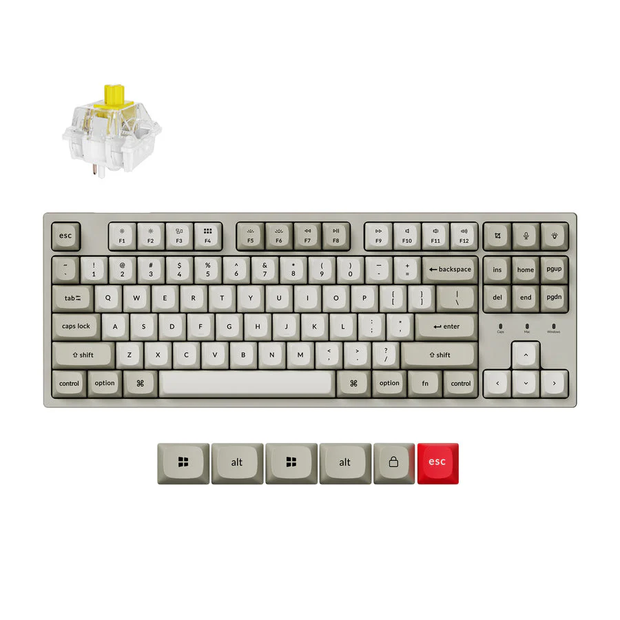 Keychron C1 Pro 8K QMK Wired Custom Mechanical Keyboard - Image 3