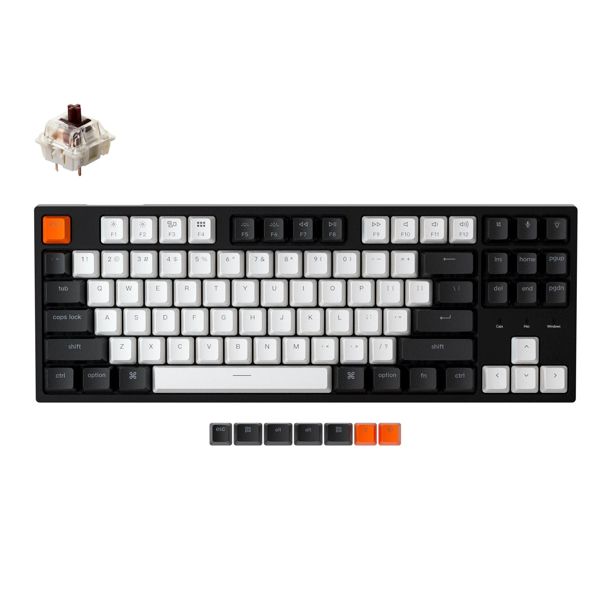 Keychron C1 Wired Mechanical Keyboard (US ANSI Layout) - Image 3