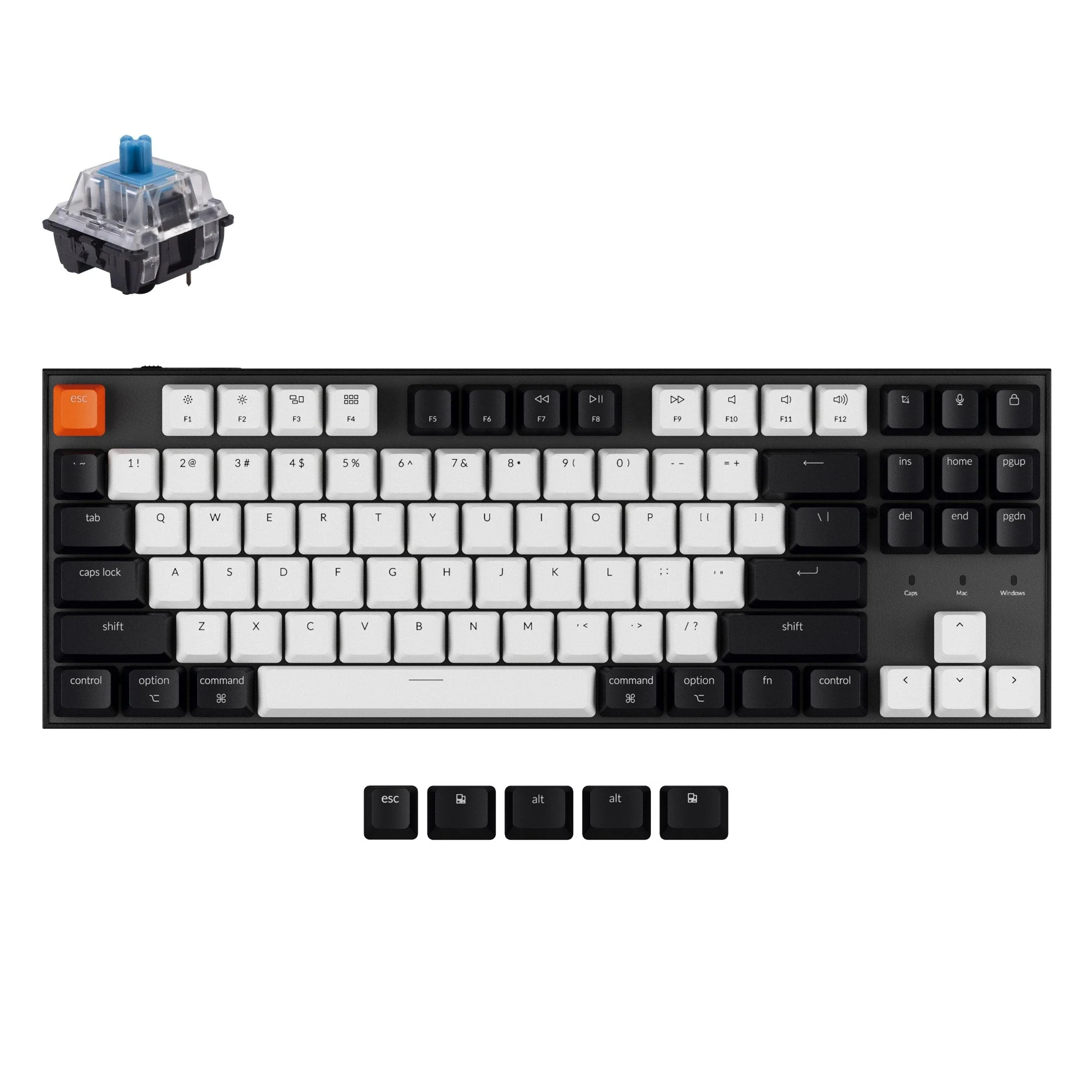 Keychron C1 Wired Mechanical Keyboard (US ANSI Layout) - Image 5