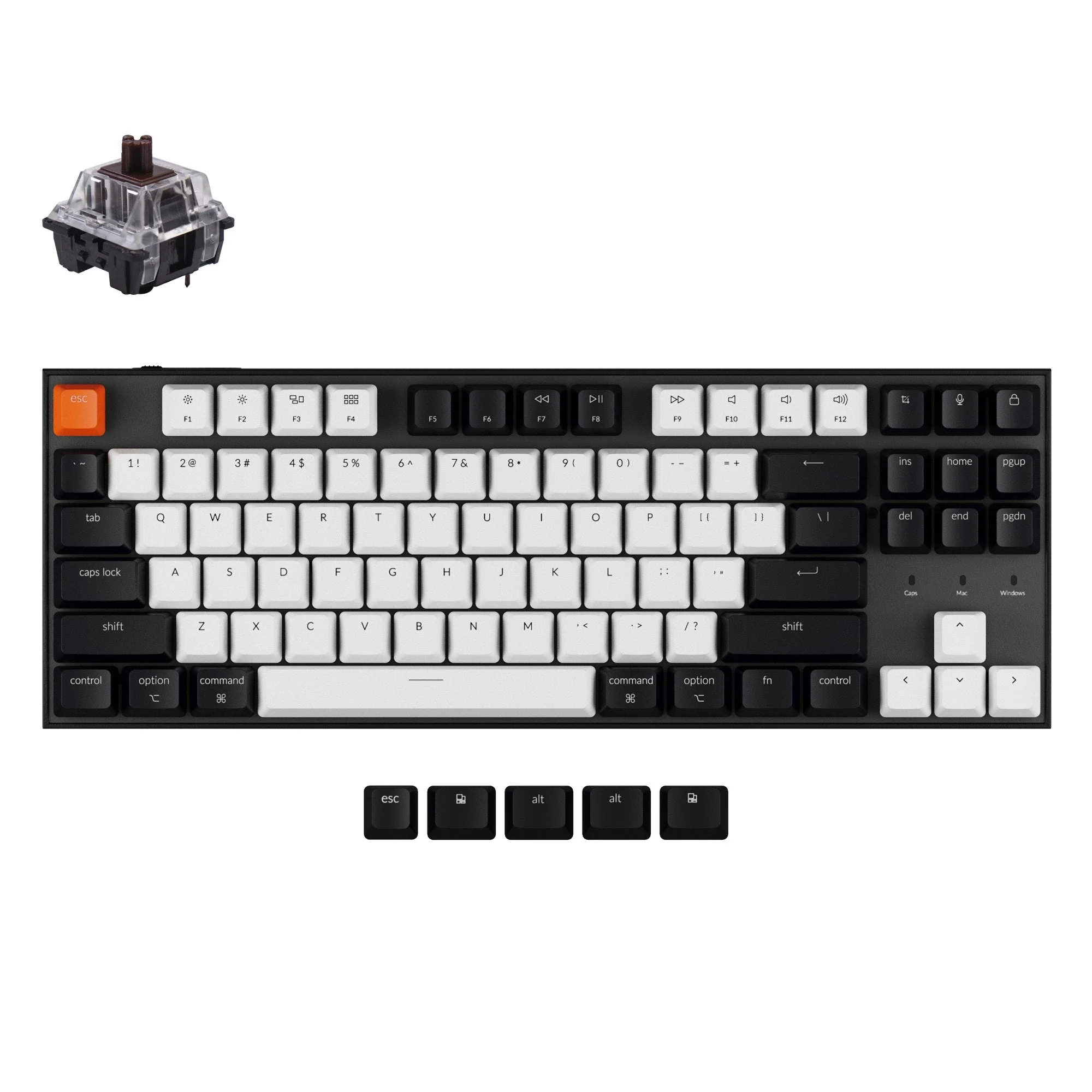Keychron C1 Wired Mechanical Keyboard (US ANSI Layout) - Image 6