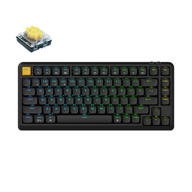 Keychron J1 QMK Wireless Mechanical Keyboard (US ANSI Layout) - Image 3