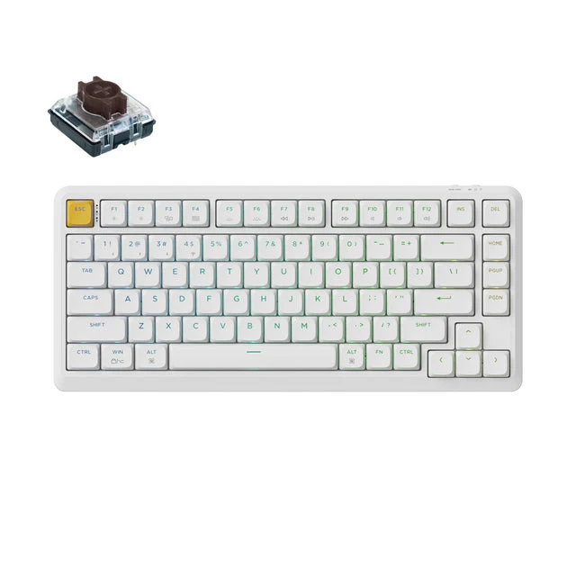 Keychron J1 QMK Wireless Mechanical Keyboard (US ANSI Layout) - Image 5