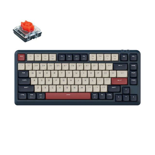 Keychron J1 QMK Wireless Mechanical Keyboard (US ANSI Layout) - Image 7