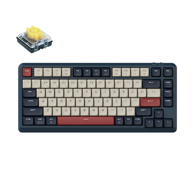 Keychron J1 QMK Wireless Mechanical Keyboard (US ANSI Layout) - Image 9