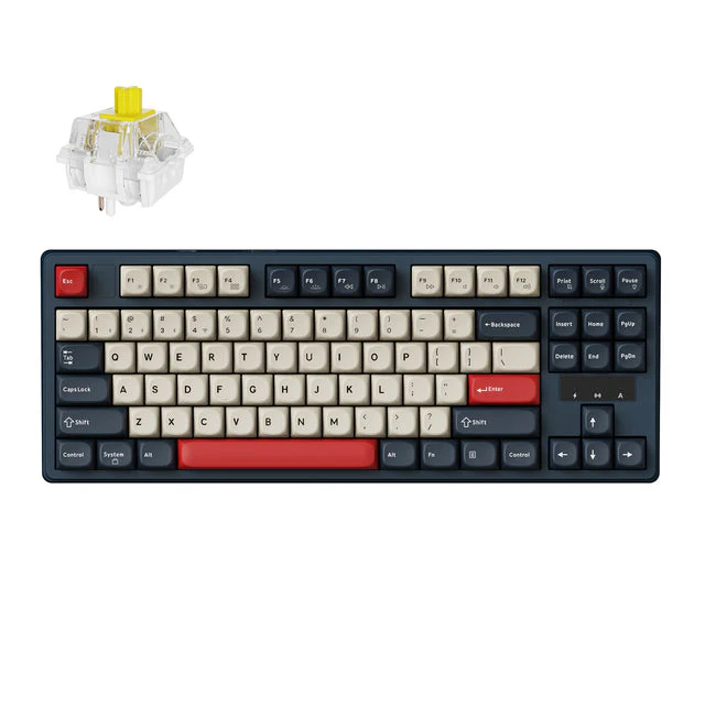 Keychron J4 QMK Wireless Mechanical Keyboard (US ANSI Layout) - Image 9