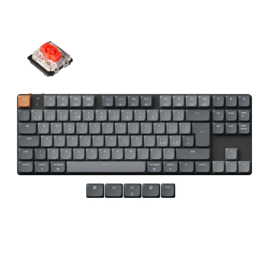 Keychron K1 Max QMK Wireless Custom Mechanical Keyboard ISO Layout Collection - Image 13