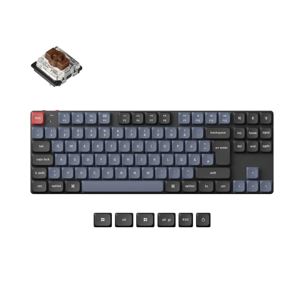 Keychron K1 Pro QMK/VIA Wireless Custom Mechanical Keyboard ISO Layout Collection - Image 16