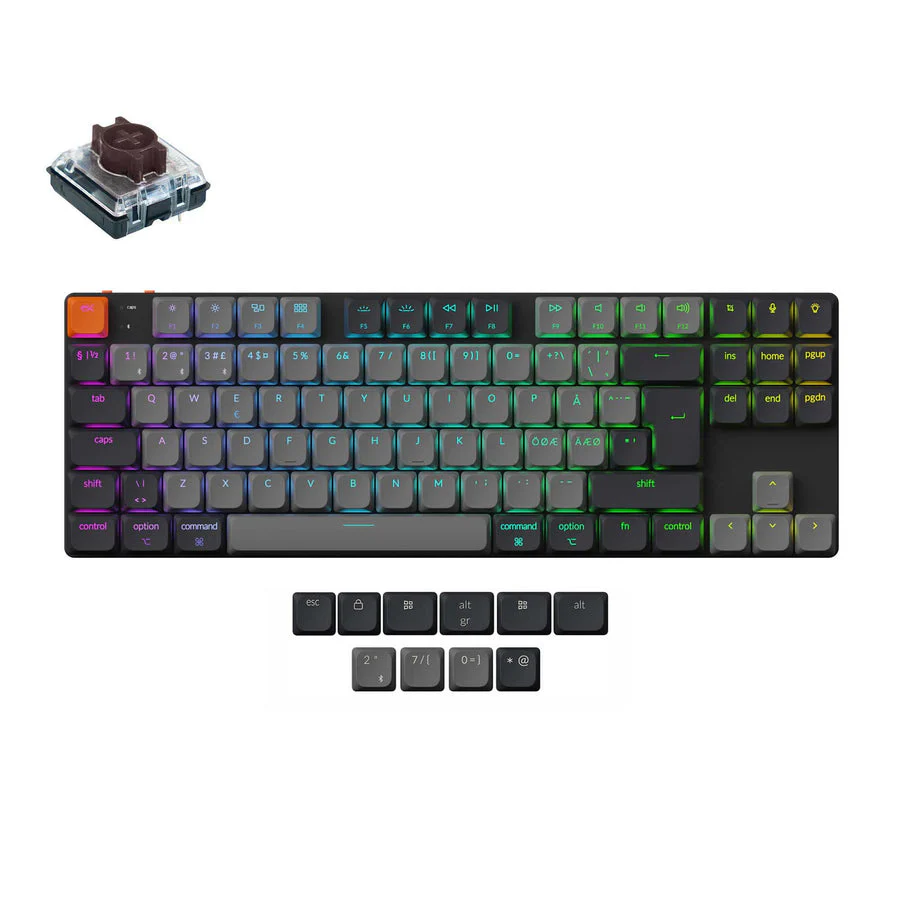 Keychron K1 QMK Wireless Mechanical Keyboard (ISO Layout) - Version 6 - Image 11
