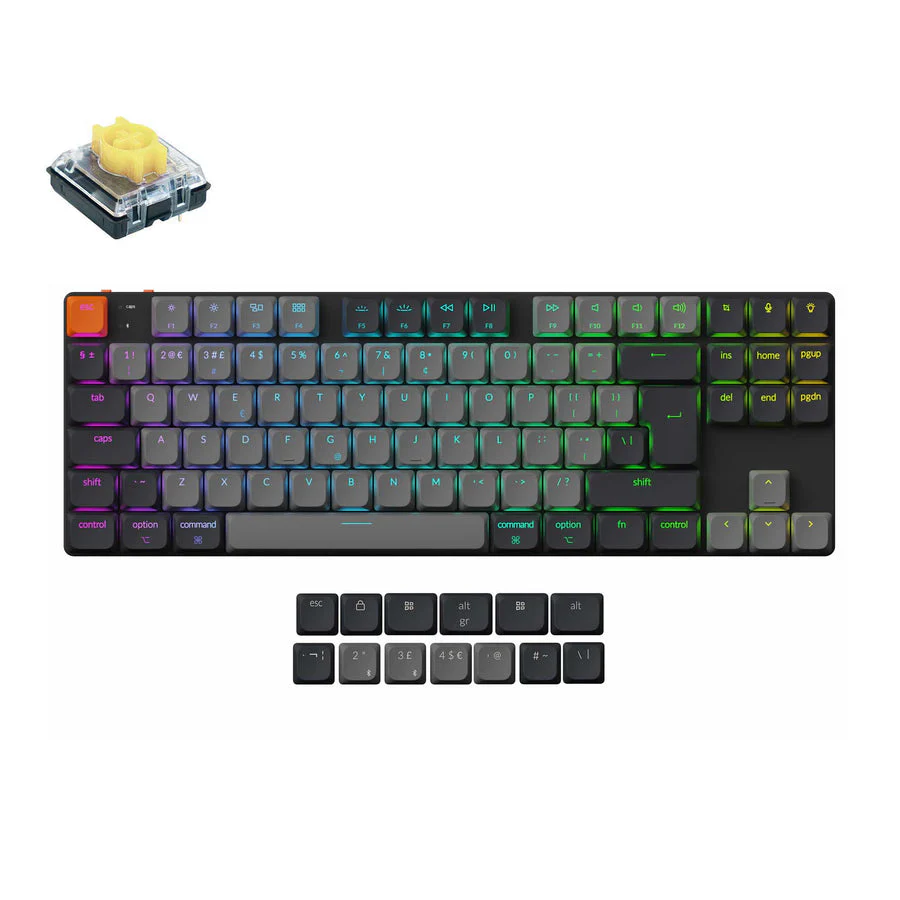 Keychron K1 QMK Wireless Mechanical Keyboard (ISO Layout) - Version 6 - Image 3