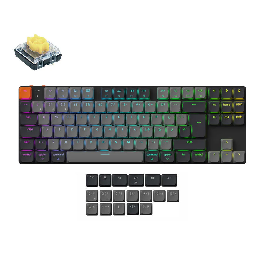 Keychron K1 QMK Wireless Mechanical Keyboard (ISO Layout) - Version 6 - Image 6