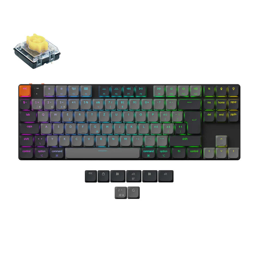 Keychron K1 QMK Wireless Mechanical Keyboard (ISO Layout) - Version 6 - Image 9
