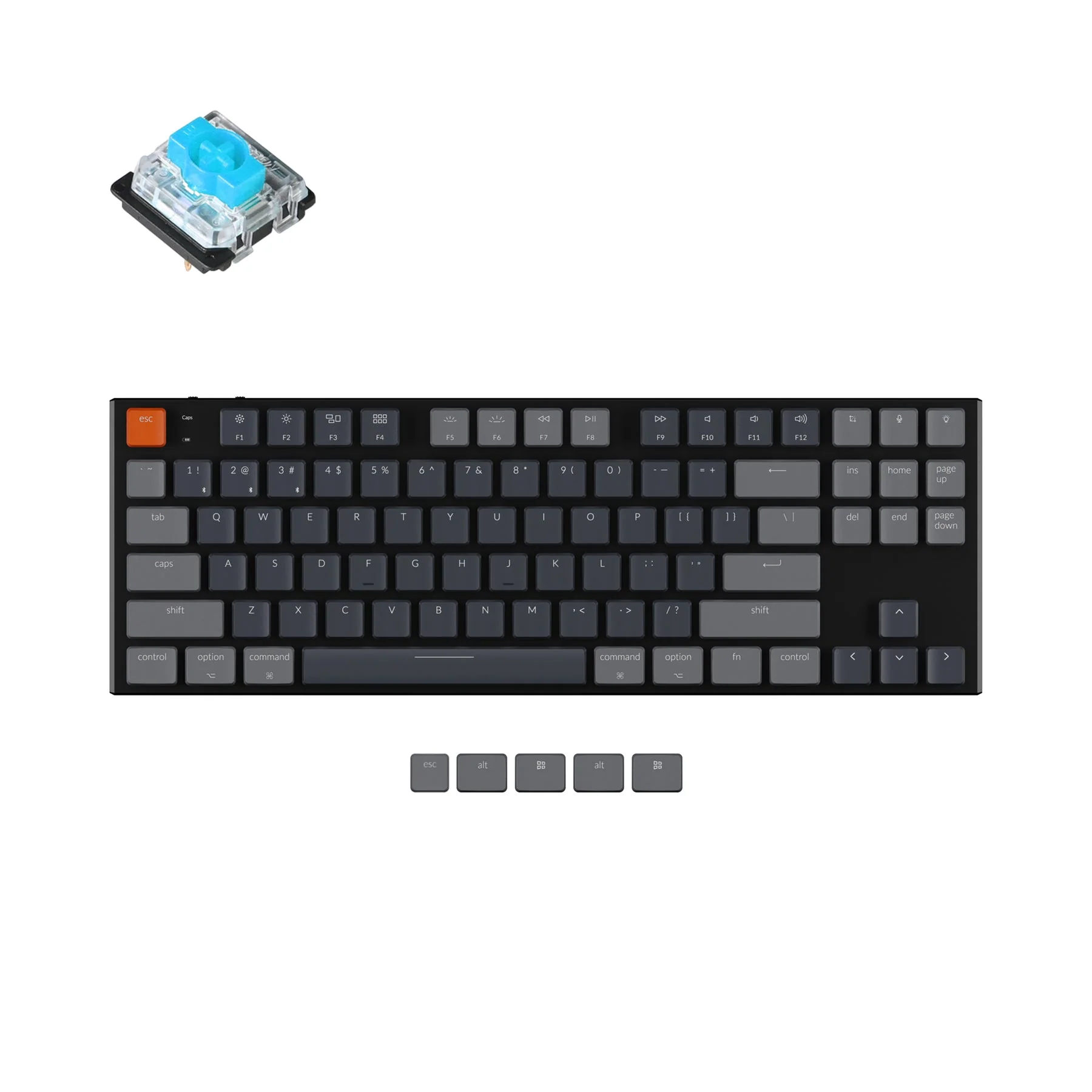 Keychron K1 Wireless Mechanical Keyboard Version 5 (US ANSI Layout) - Image 10