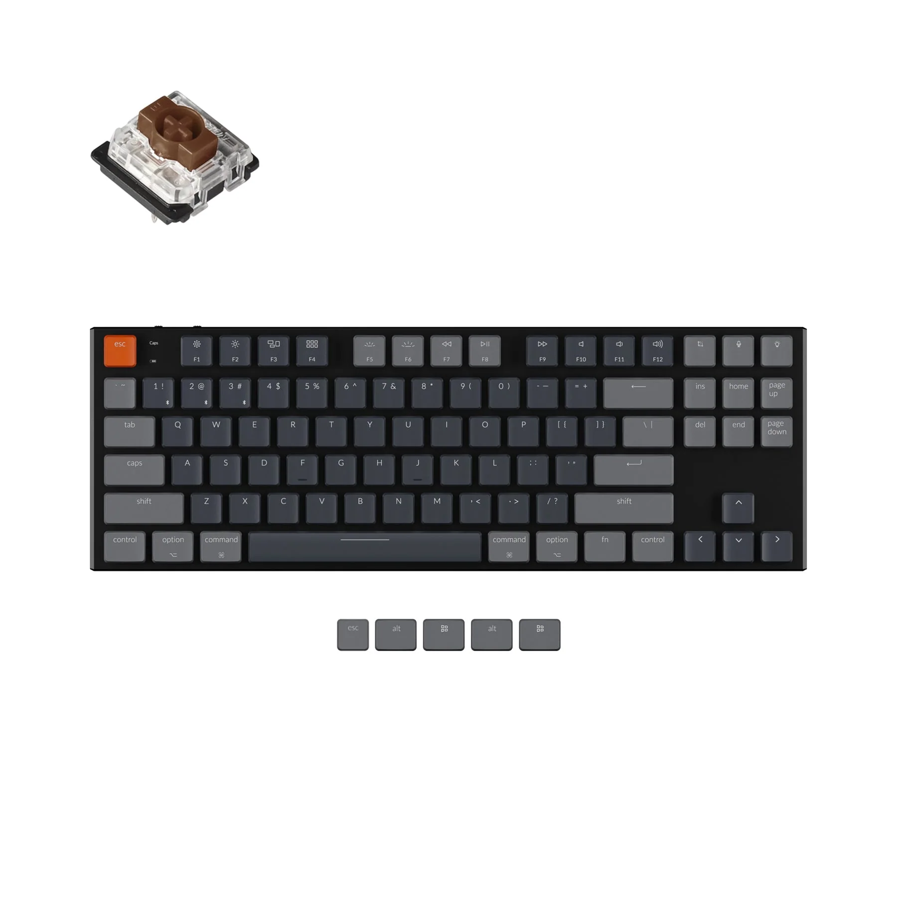 Keychron K1 Wireless Mechanical Keyboard Version 5 (US ANSI Layout) - Image 11