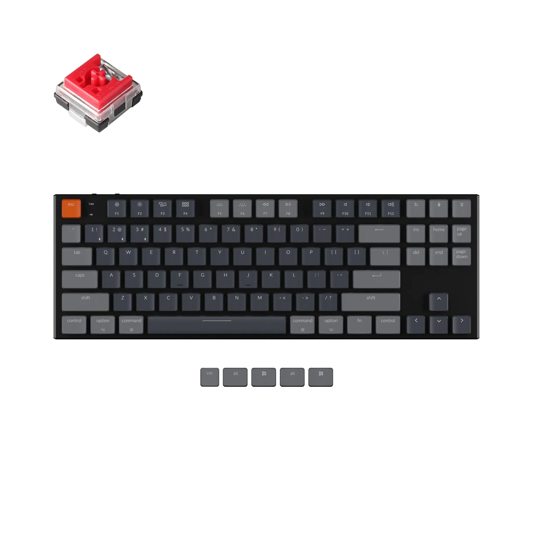 Keychron K1 Wireless Mechanical Keyboard Version 5 (US ANSI Layout) - Image 12