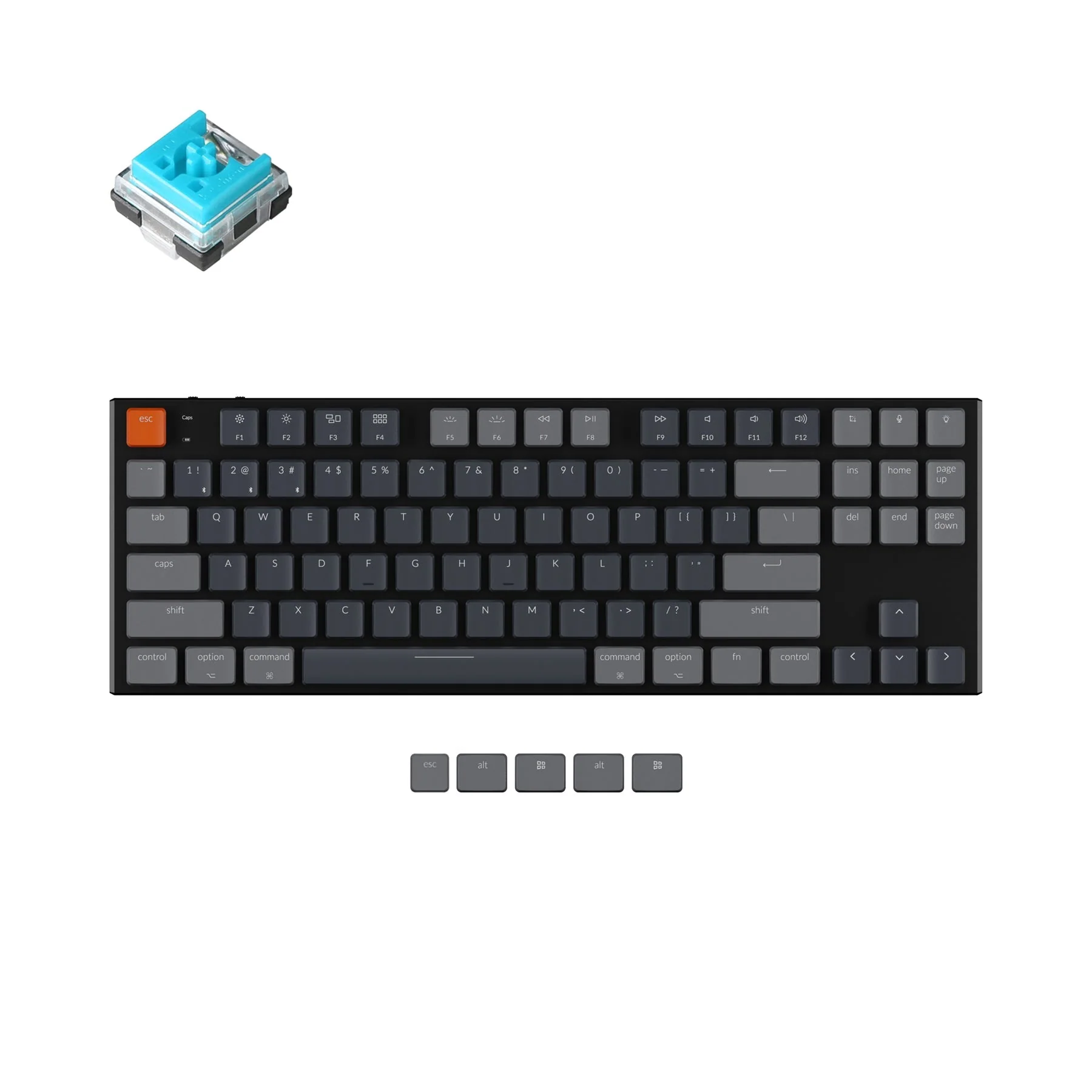 Keychron K1 Wireless Mechanical Keyboard Version 5 (US ANSI Layout) - Image 13