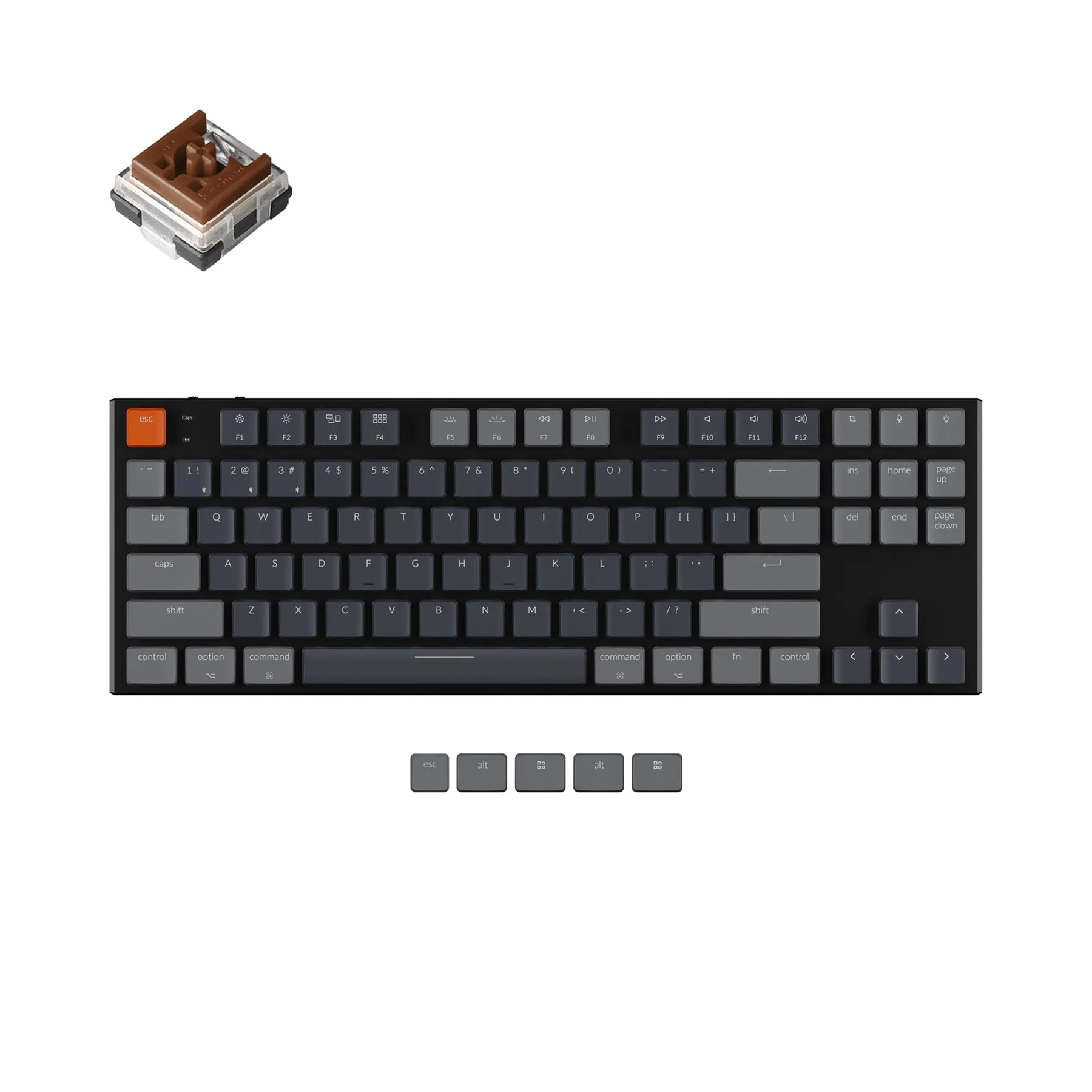 Keychron K1 Wireless Mechanical Keyboard Version 5 (US ANSI Layout) - Image 14