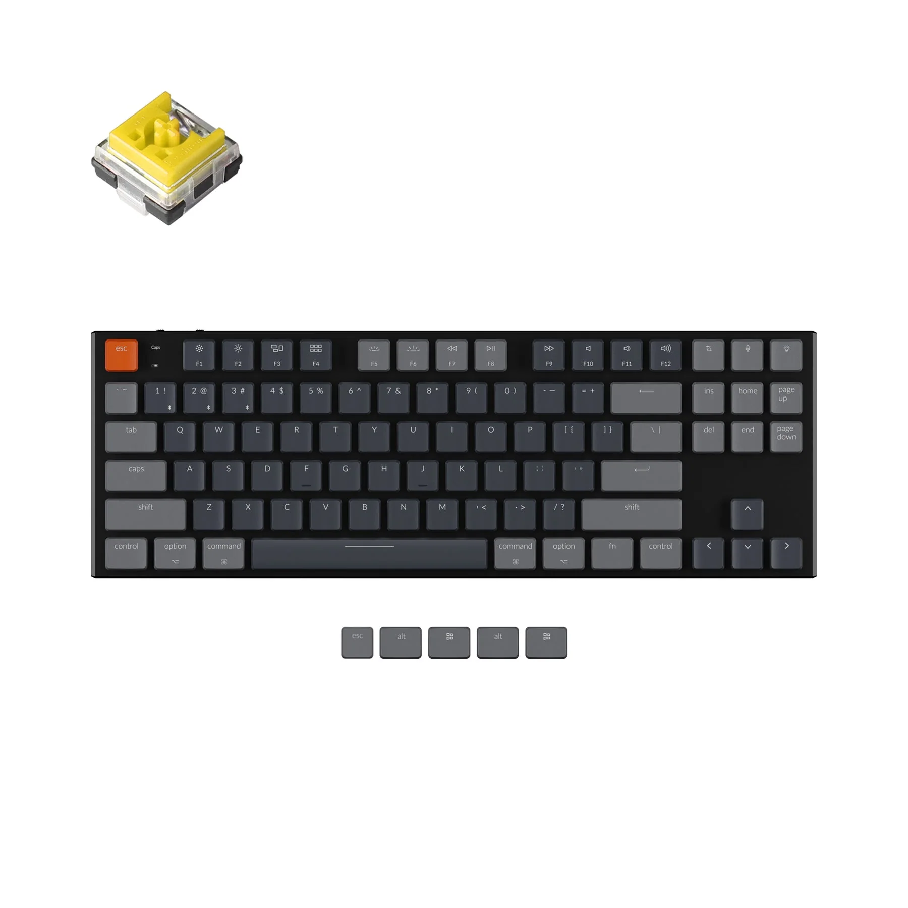 Keychron K1 Wireless Mechanical Keyboard Version 5 (US ANSI Layout) - Image 15