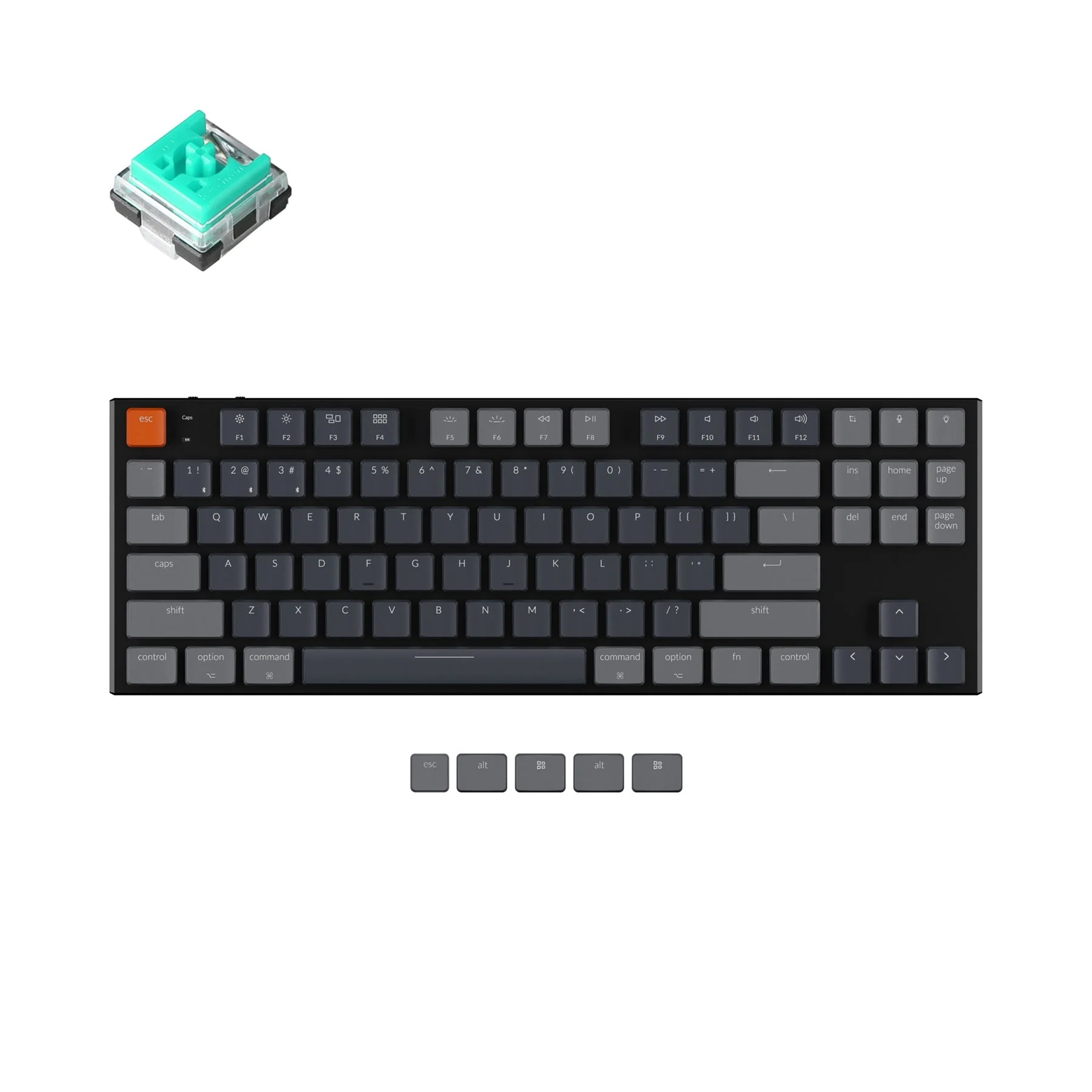 Keychron K1 Wireless Mechanical Keyboard Version 5 (US ANSI Layout) - Image 16