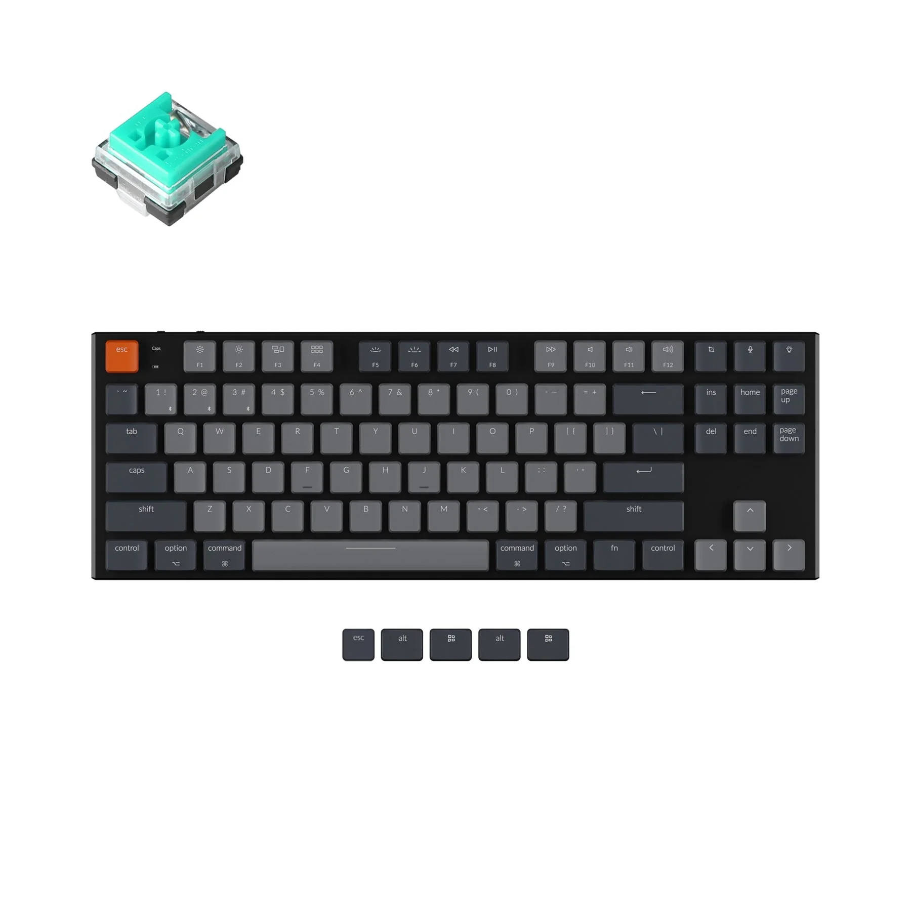 Keychron K1 Wireless Mechanical Keyboard Version 5 (US ANSI Layout) - Image 5