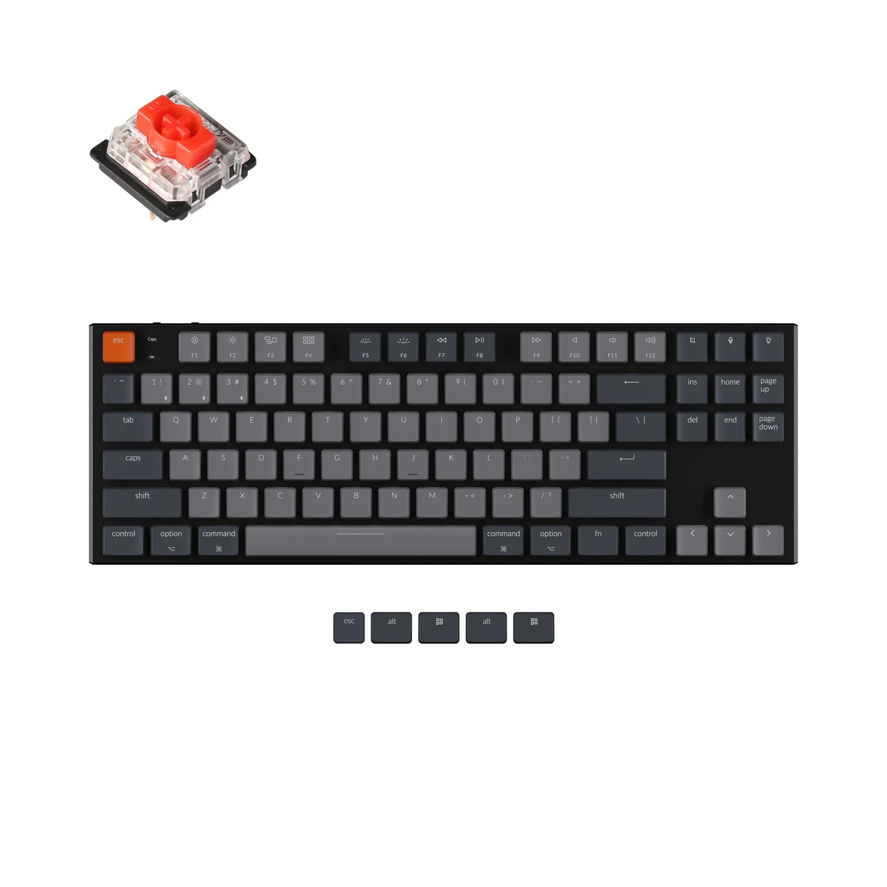 Keychron K1 Wireless Mechanical Keyboard Version 5 (US ANSI Layout) - Image 6