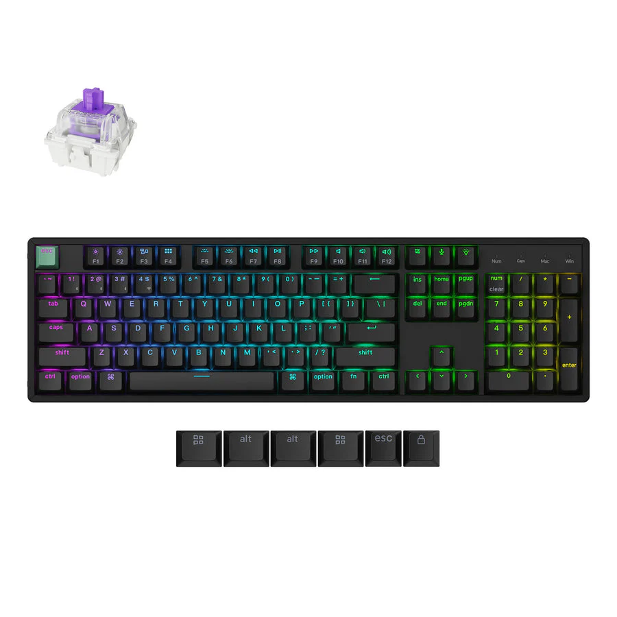Keychron K10 HE Wireless Magnetic Switch Custom Keyboard - Image 3