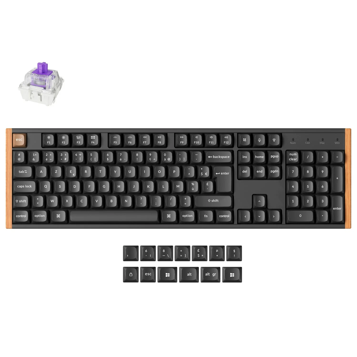 Keychron K10 HE Wireless Magnetic Switch Custom Keyboard ISO Layout Collection - Image 11