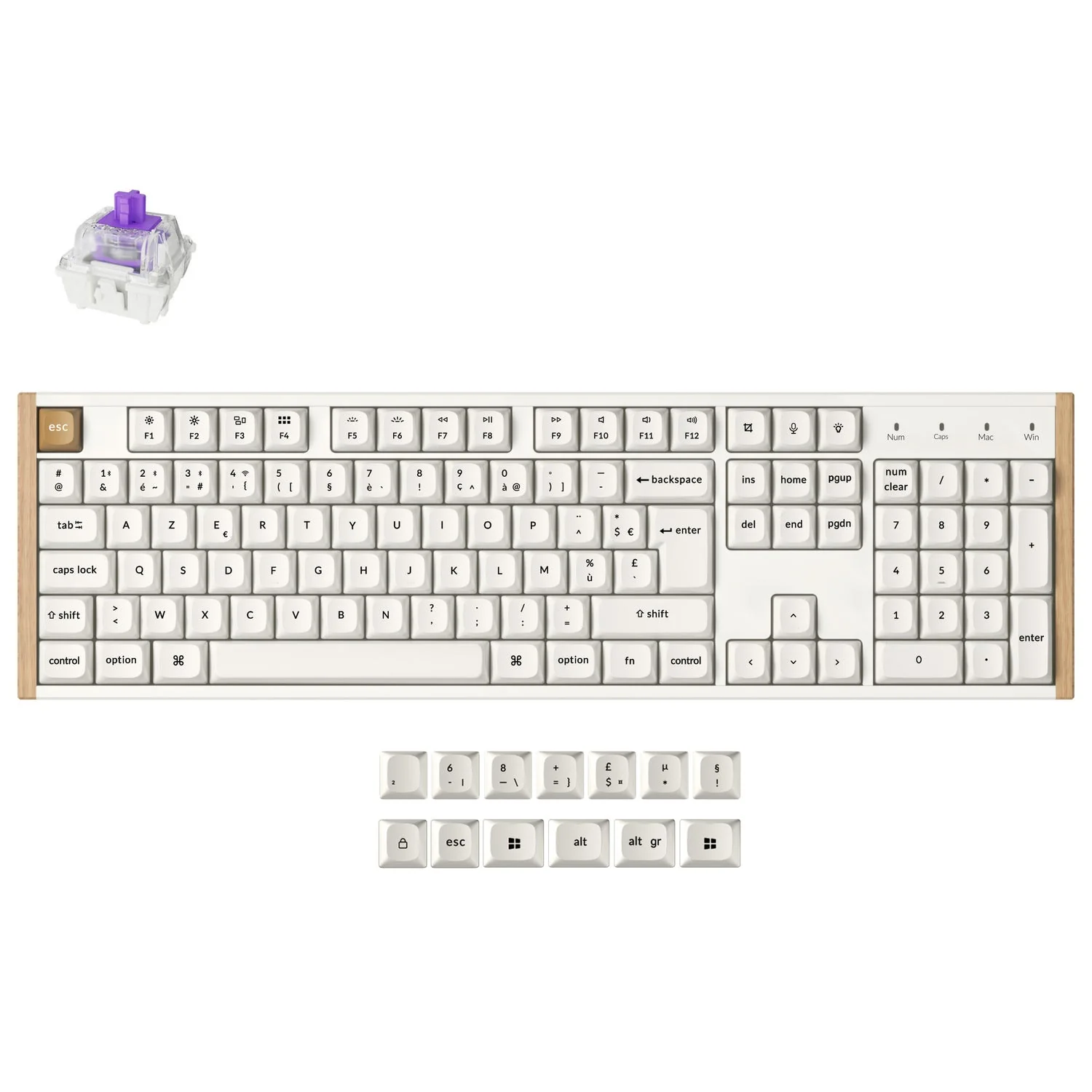 Keychron K10 HE Wireless Magnetic Switch Custom Keyboard ISO Layout Collection - Image 12