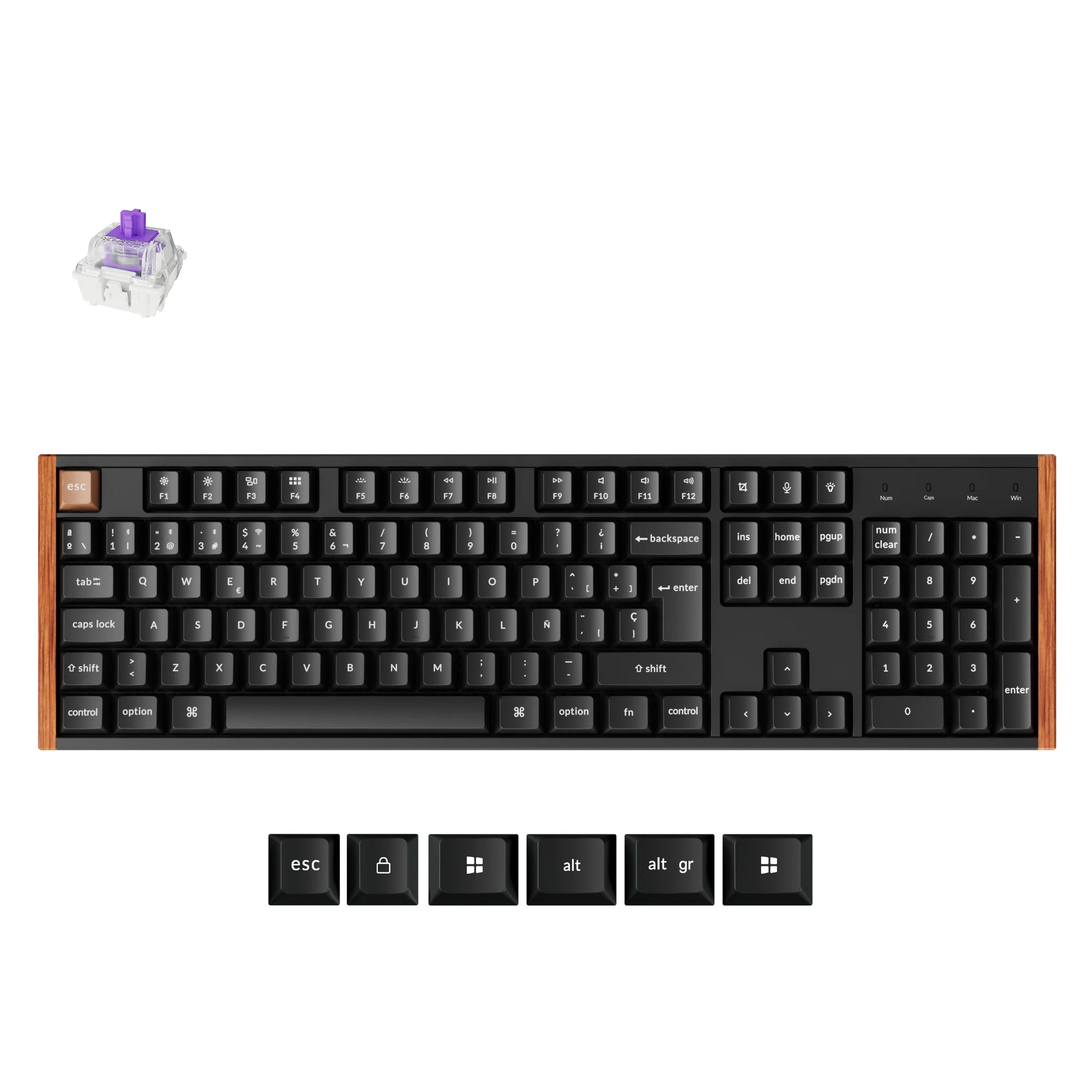 Keychron K10 HE Wireless Magnetic Switch Custom Keyboard ISO Layout Collection - Image 5