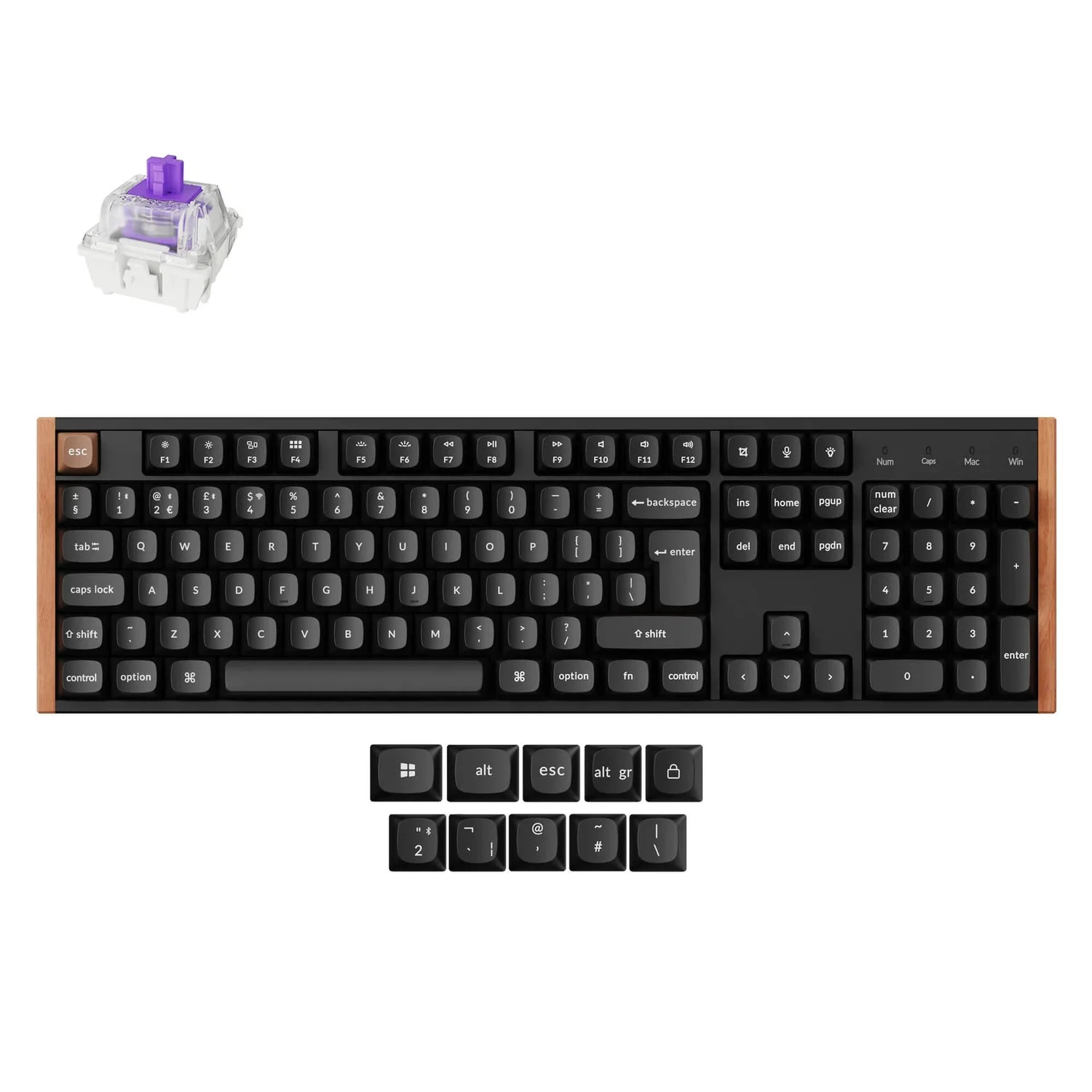 Keychron K10 HE Wireless Magnetic Switch Custom Keyboard ISO Layout Collection - Image 8