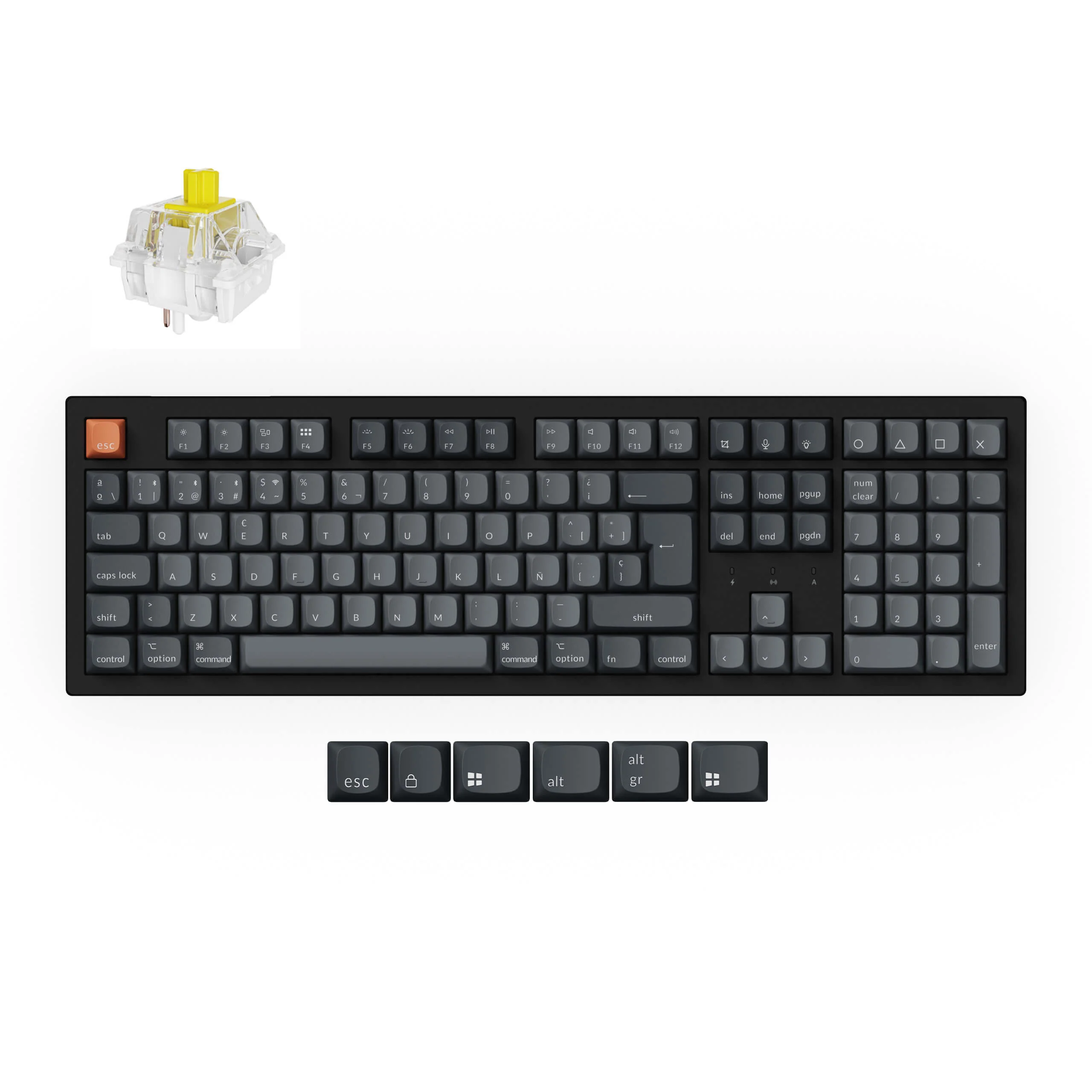 Keychron K10 Max QMK Wireless Custom Mechanical Keyboard ISO Layout Collection - Image 3