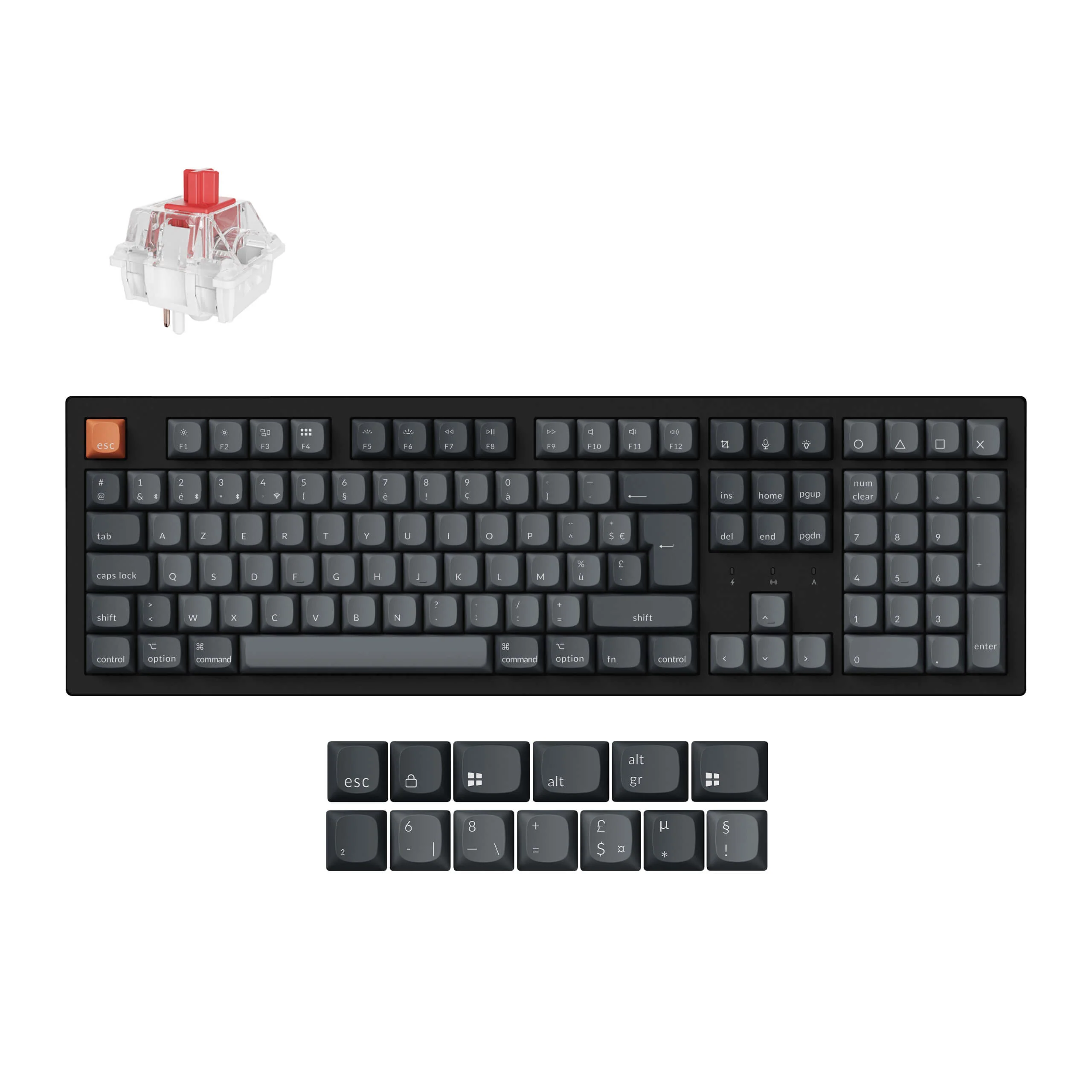 Keychron K10 Max QMK Wireless Custom Mechanical Keyboard ISO Layout Collection - Image 4