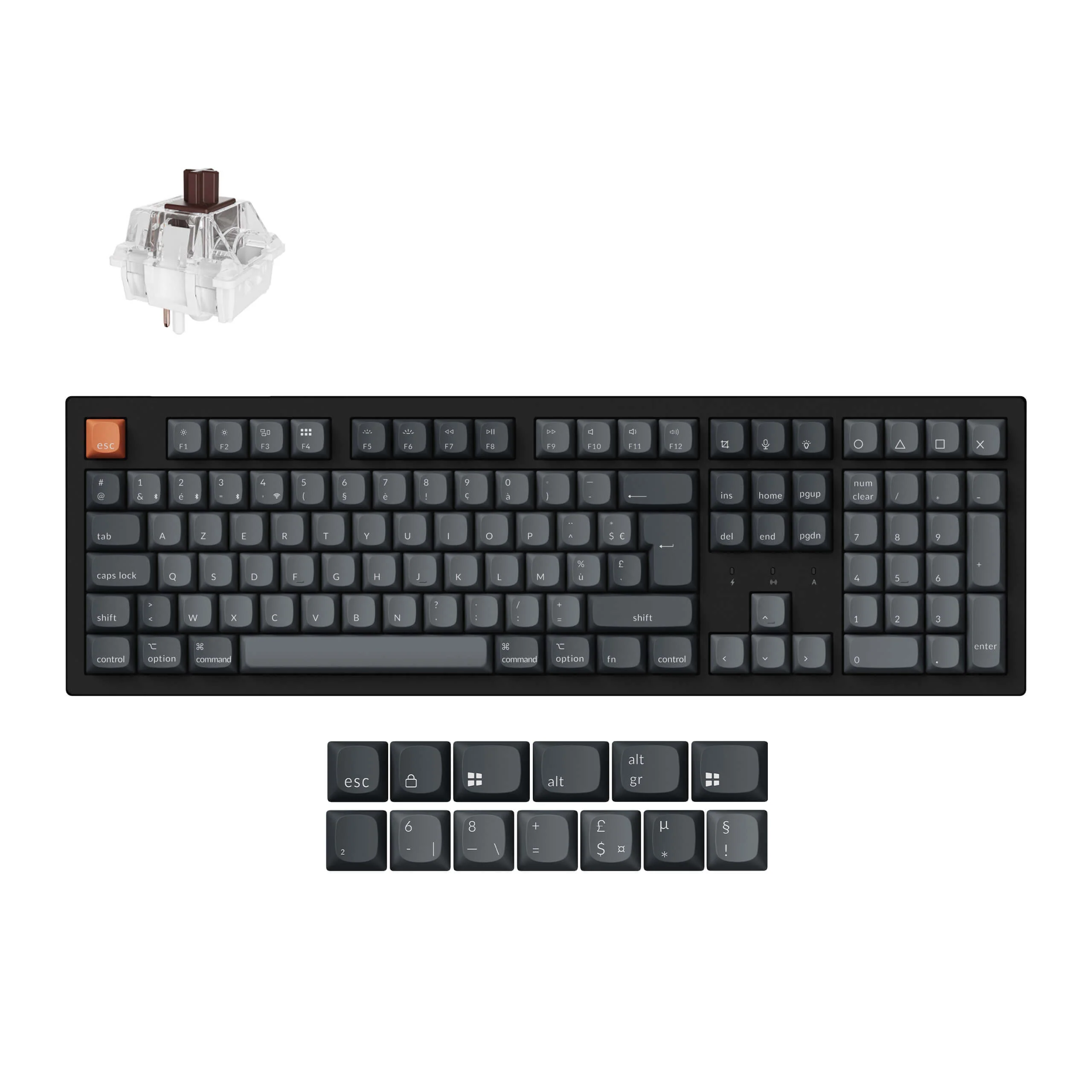 Keychron K10 Max QMK Wireless Custom Mechanical Keyboard ISO Layout Collection - Image 5
