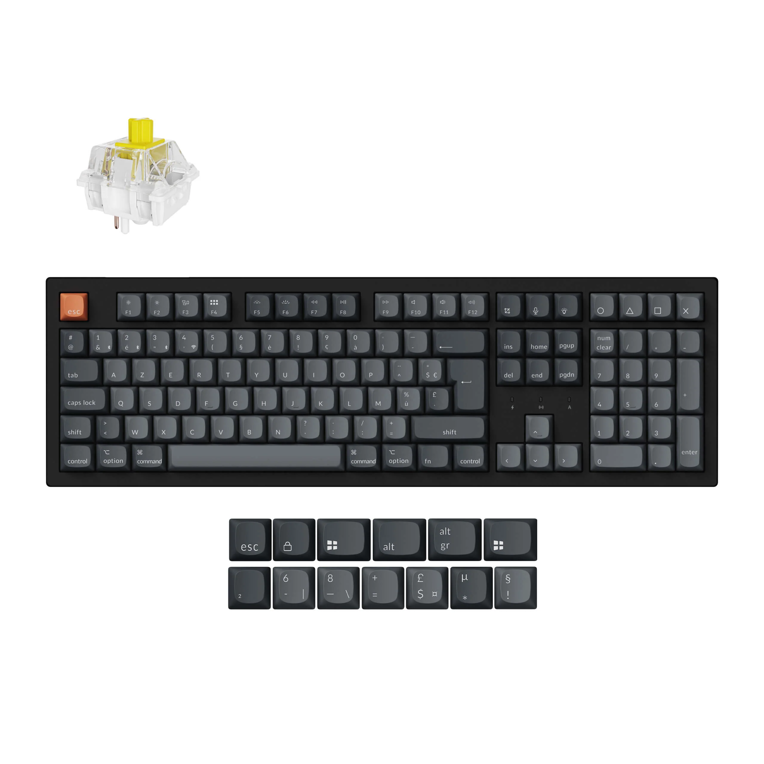 Keychron K10 Max QMK Wireless Custom Mechanical Keyboard ISO Layout Collection - Image 6