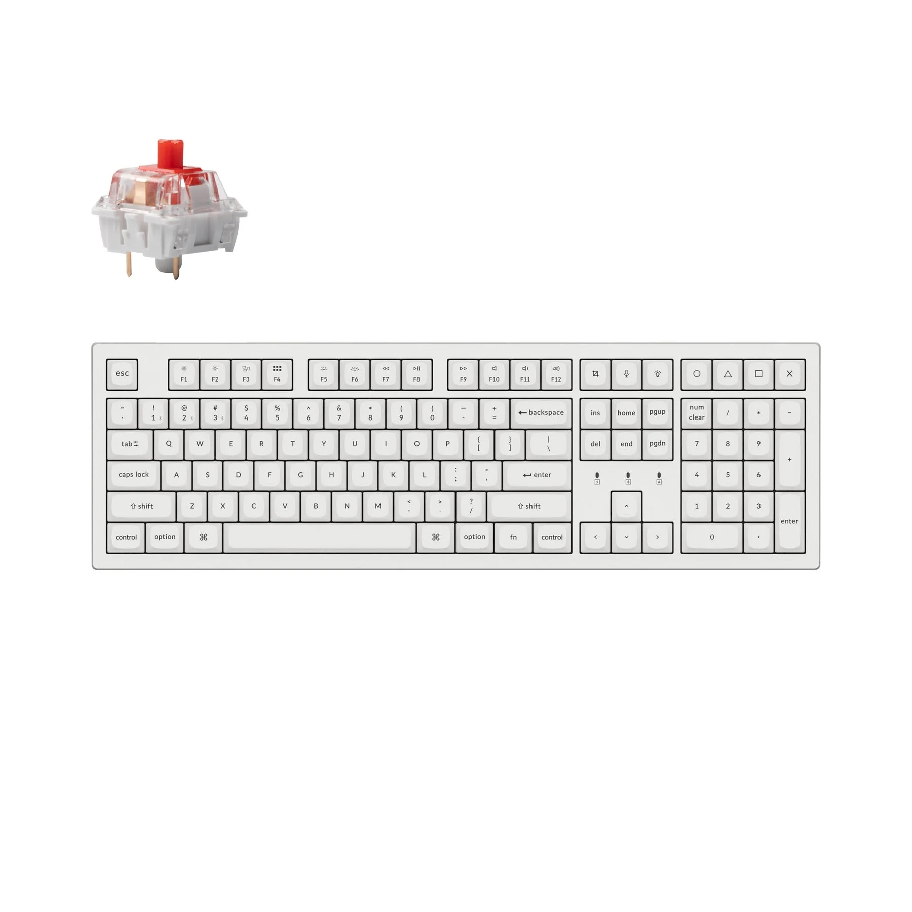 Keychron K10 Pro QMK/VIA Wireless Mechanical Keyboard (US ANSI Layout) - Image 14
