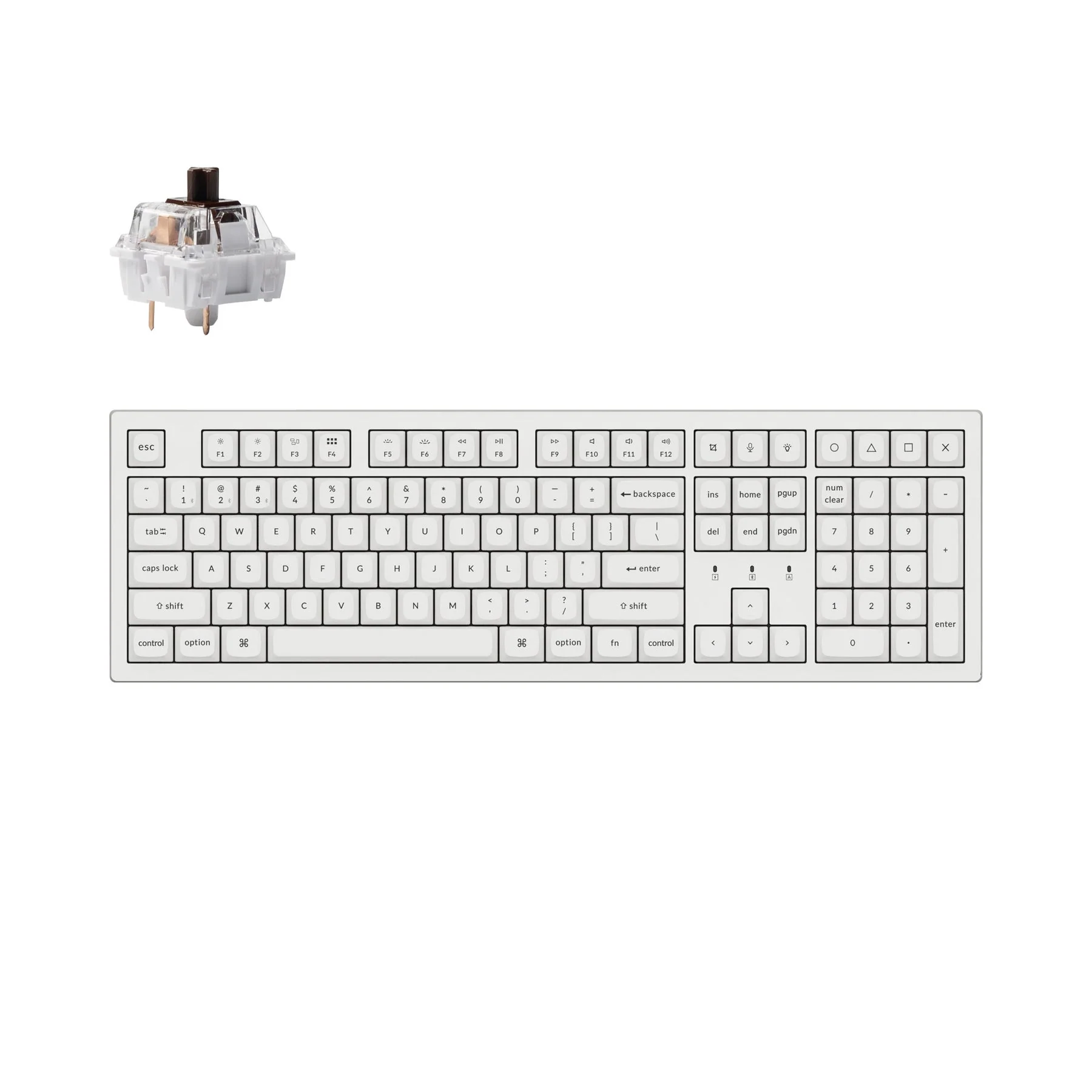 Keychron K10 Pro QMK/VIA Wireless Mechanical Keyboard (US ANSI Layout) - Image 15
