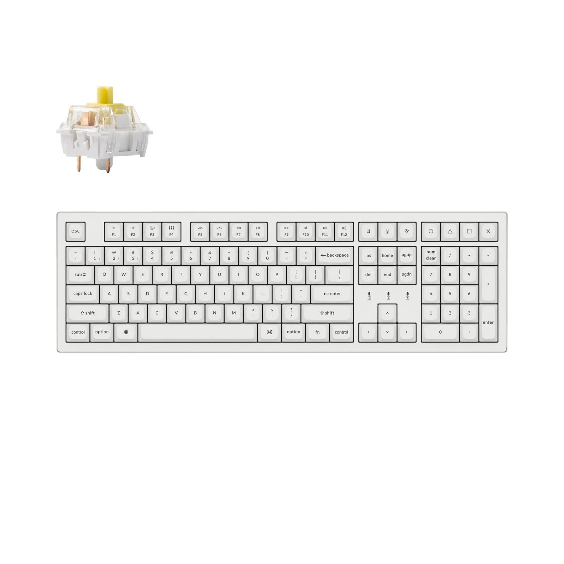 Keychron K10 Pro QMK/VIA Wireless Mechanical Keyboard (US ANSI Layout) - Image 16