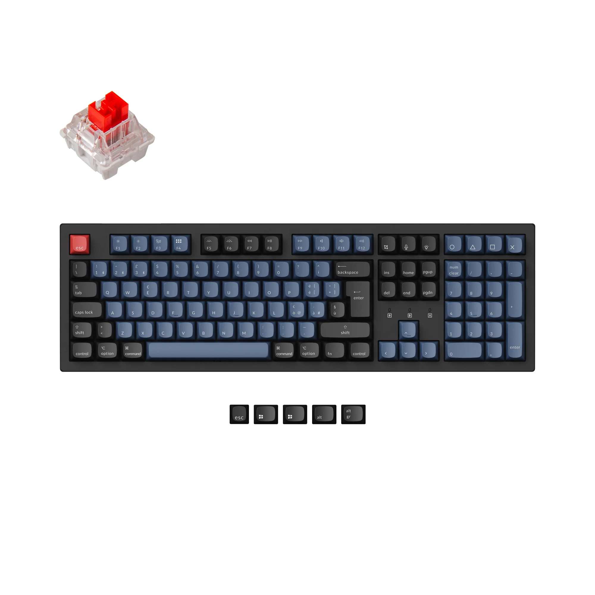 Keychron K10 Pro QMK/VIA Wireless Mechanical Keyboard ISO Layout Collection - Image 13