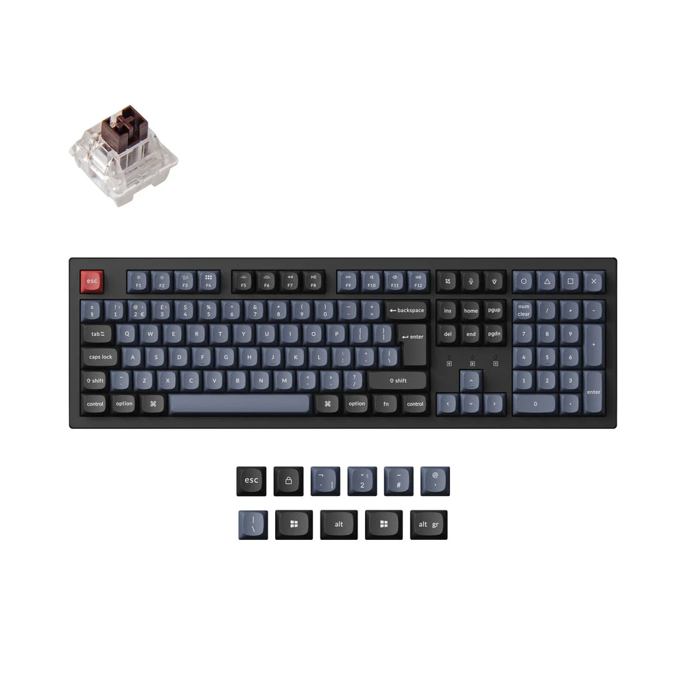 Keychron K10 Pro QMK/VIA Wireless Mechanical Keyboard ISO Layout Collection - Image 16
