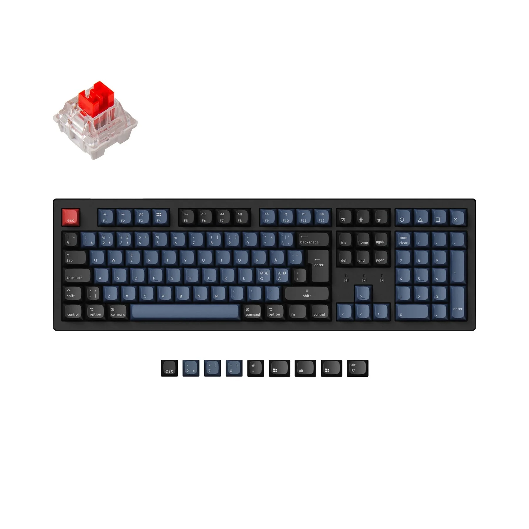 Keychron K10 Pro QMK/VIA Wireless Mechanical Keyboard ISO Layout Collection - Image 7