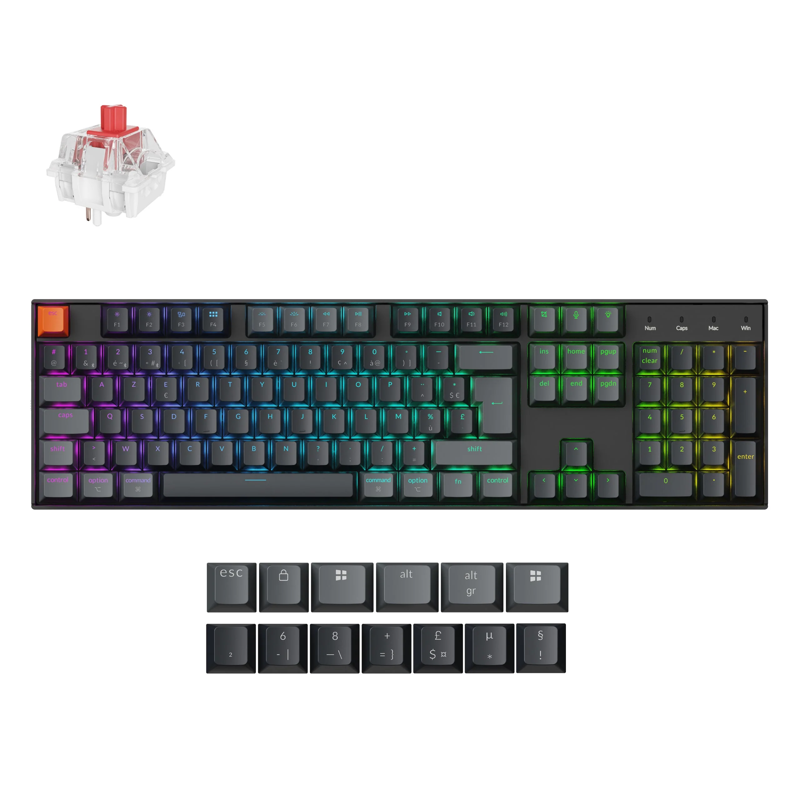 Keychron K10 QMK Wireless Mechanical Keyboard (ISO Layout) - Version 2 - Image 10