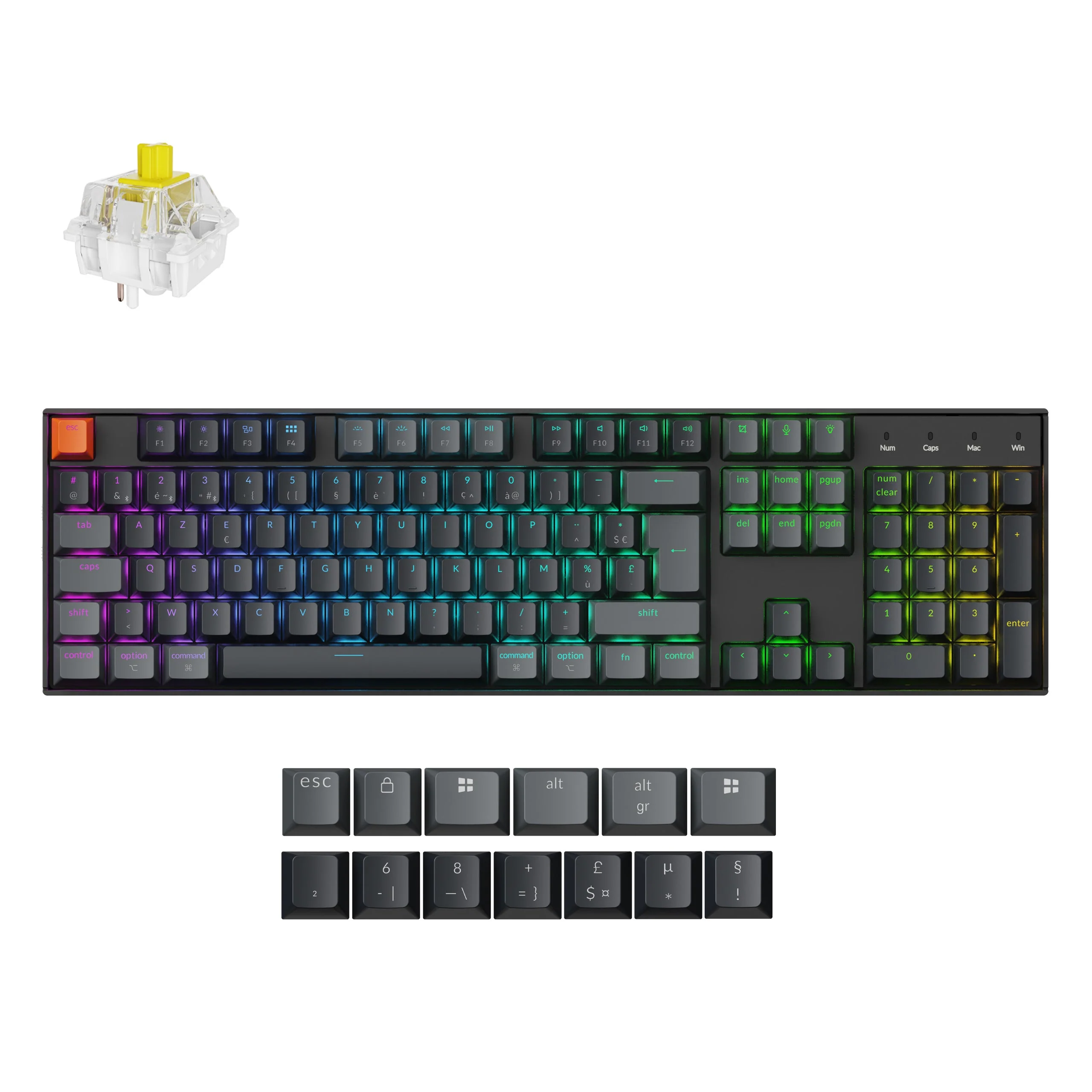 Keychron K10 QMK Wireless Mechanical Keyboard (ISO Layout) - Version 2 - Image 12