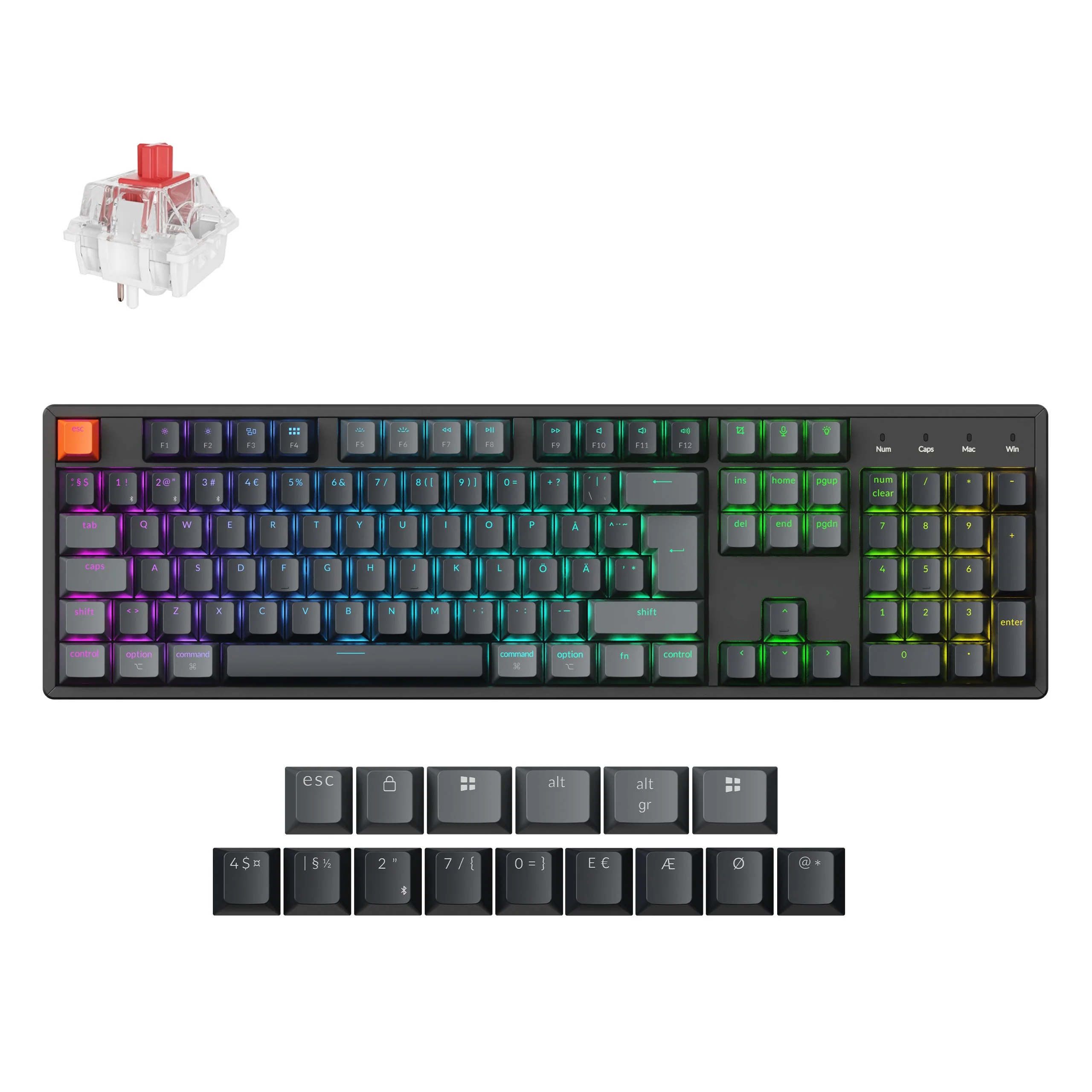 Keychron K10 QMK Wireless Mechanical Keyboard (ISO Layout) - Version 2 - Image 13