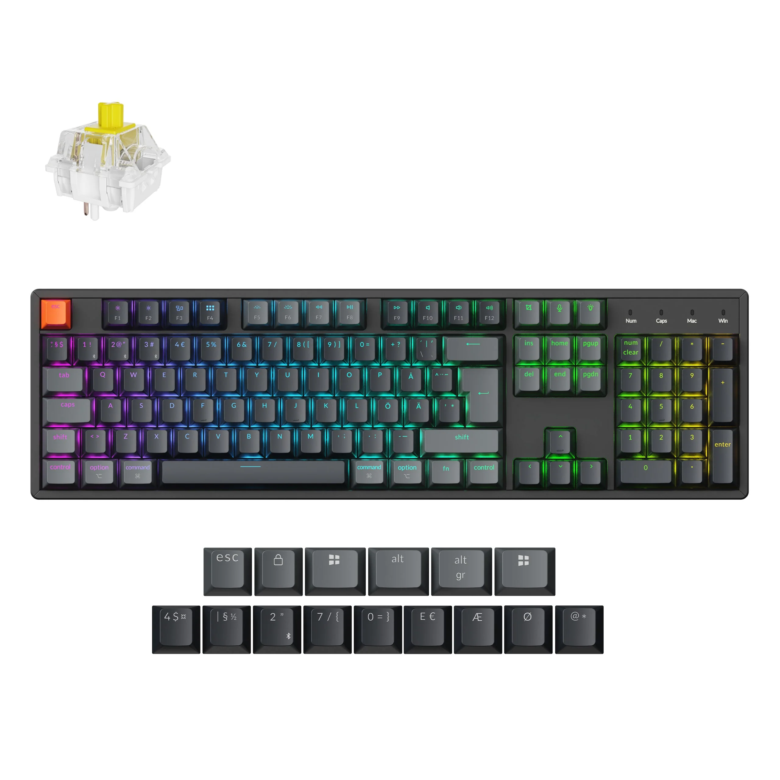 Keychron K10 QMK Wireless Mechanical Keyboard (ISO Layout) - Version 2 - Image 15